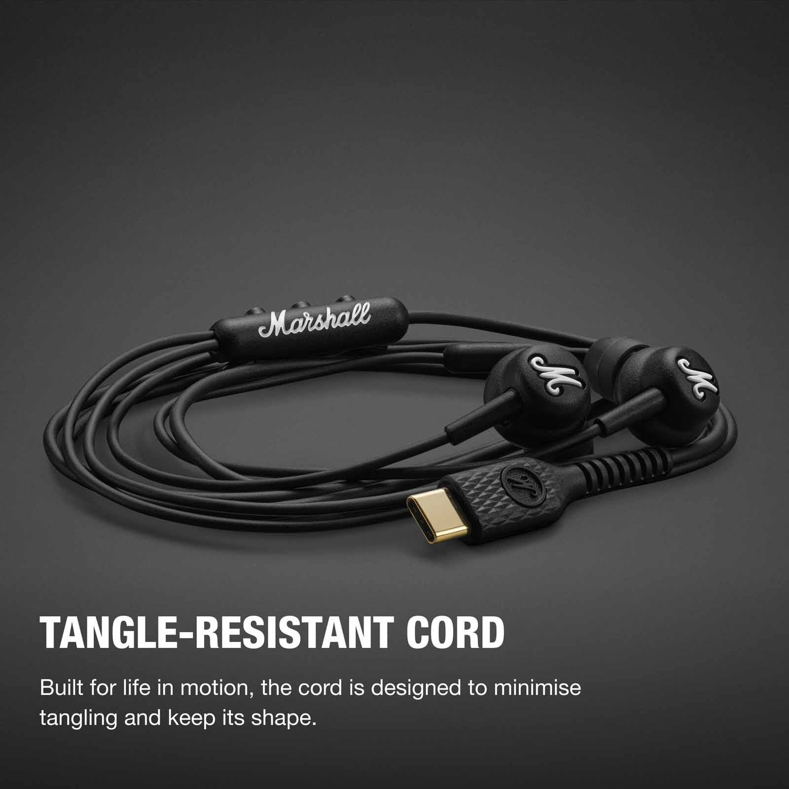 MARSHALL Wired Earphones With Built-in Mic MODE USB-C (BLACK)-image 7