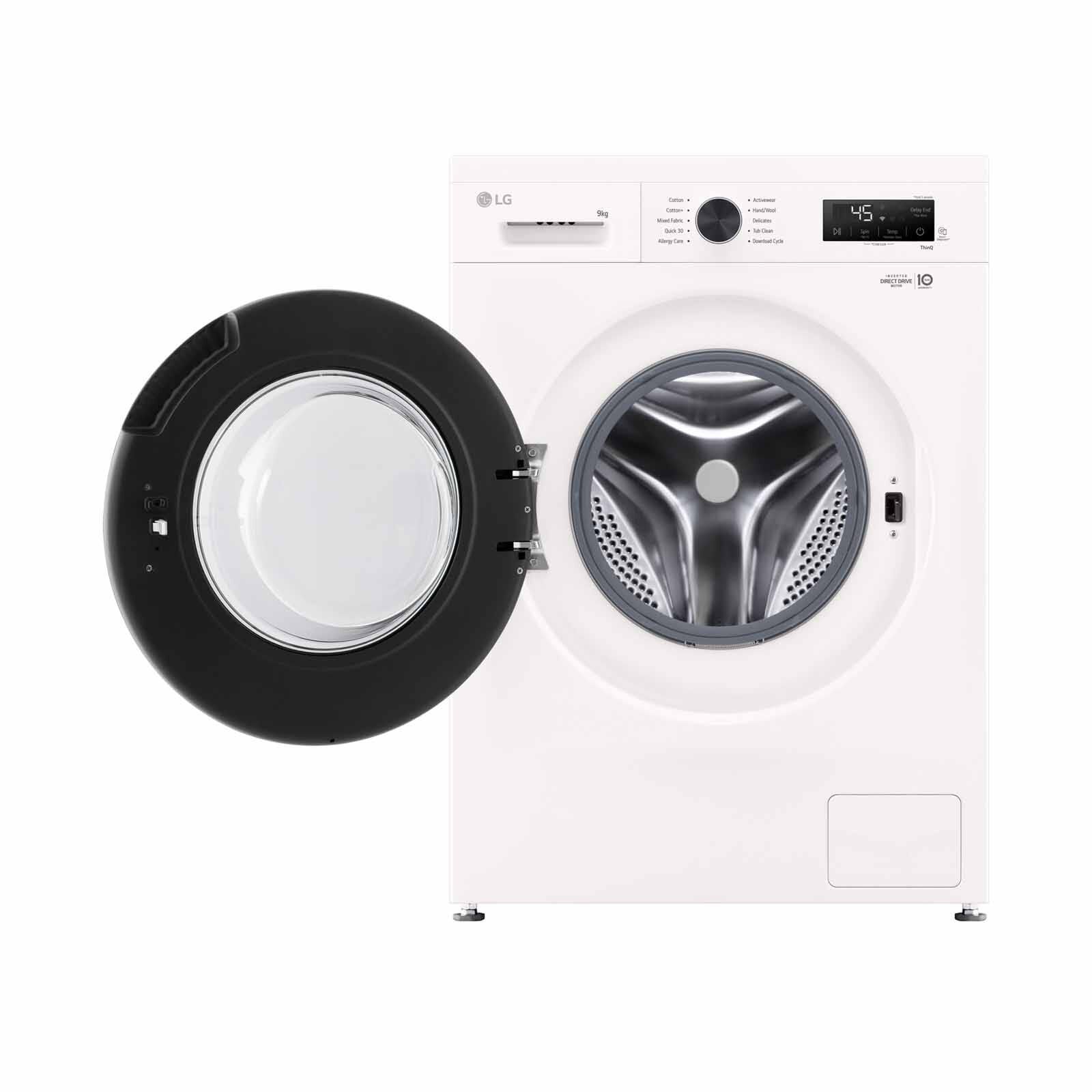 LG Front Load Washer (9kg) - Essence White Glossy FB1209S5W-image 4