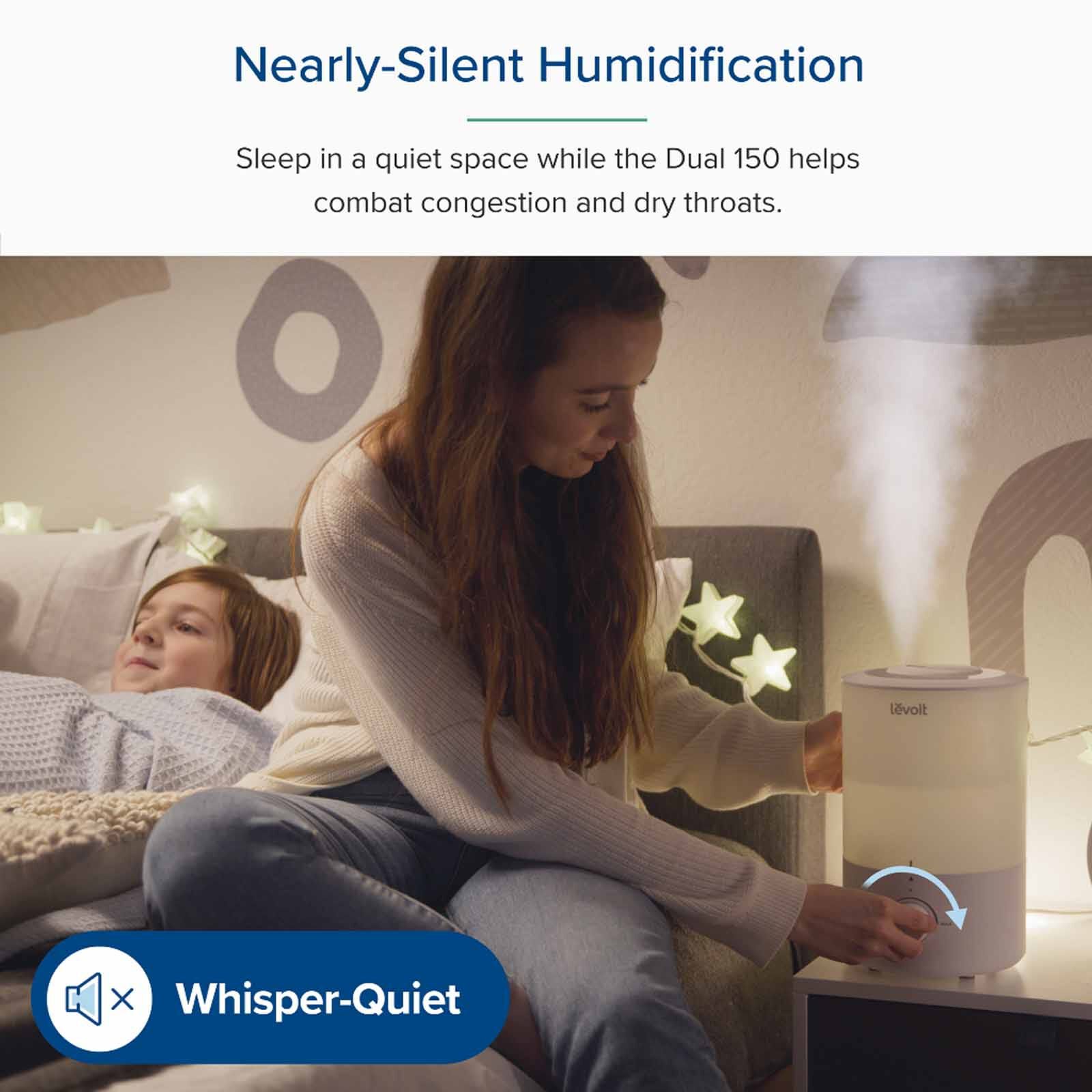 LEVOIT Dual 150 Ultrasonic Cool Mist Humidifier LV-HUMID302-UK-image 5