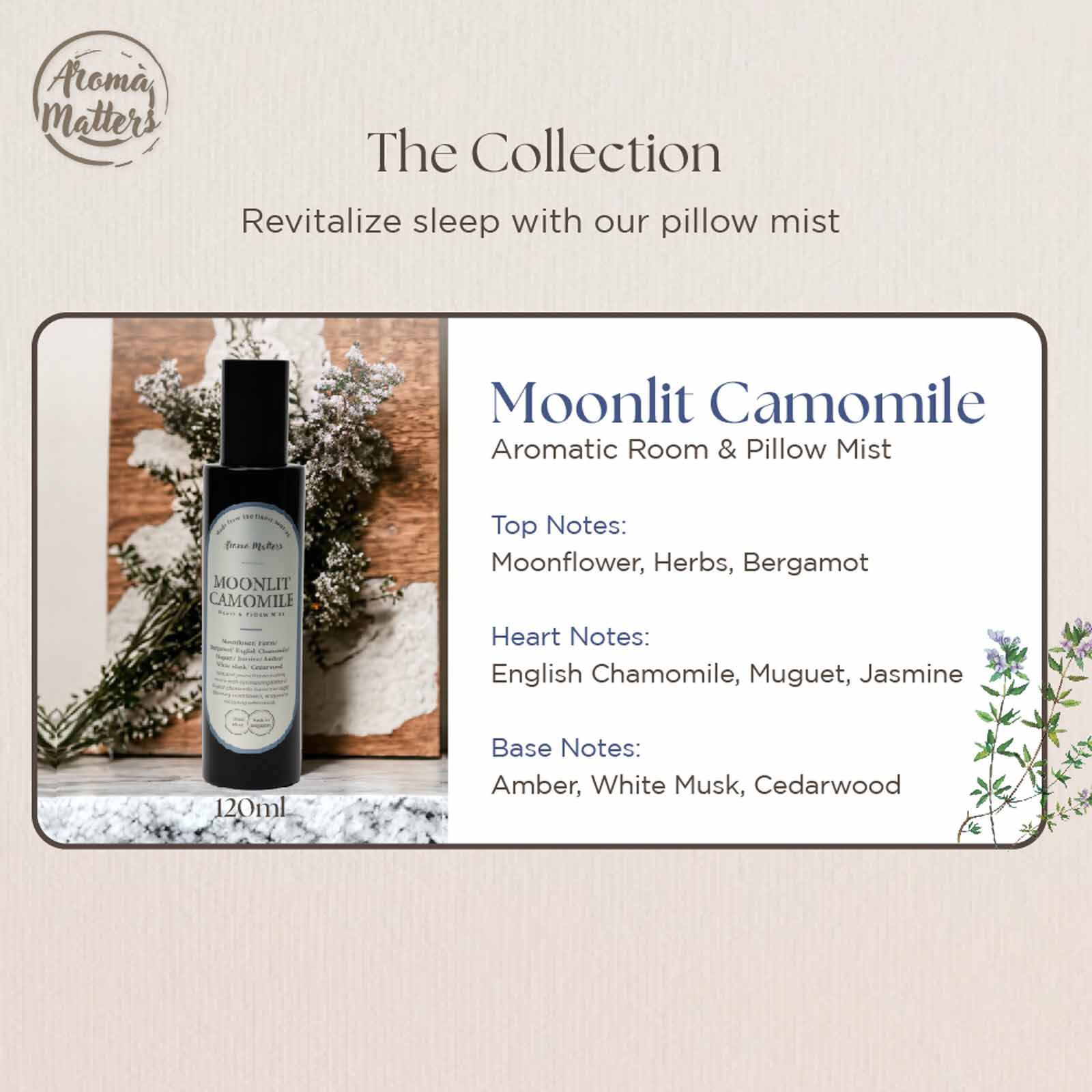 AROMA MATT Room & Pillow Mist - Moonlit RS_MOONLIT-image 2