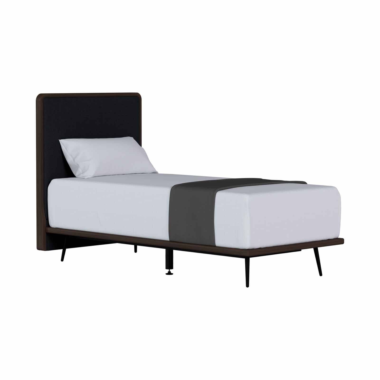 MAXCOIL Single Size Bed Frame SONYA HEADBOARD TWAIN DIVAN-image 2