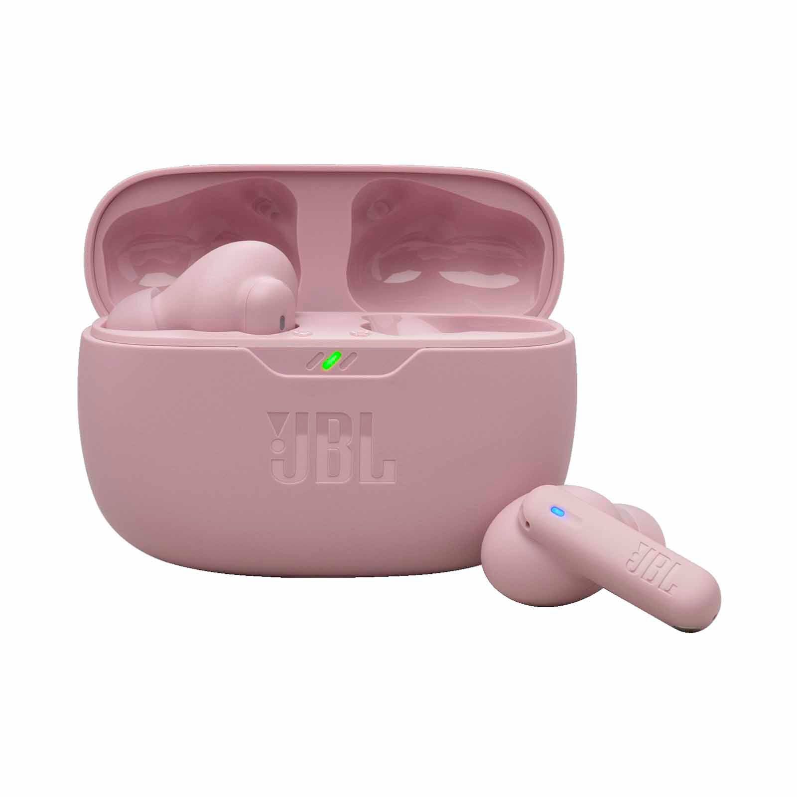 JBL True Wireless Noise Cancelling Earbuds With Jbl Pure Bass Sound And Smart Ambient Technology WAVE BEAM 2 PINK-image 1