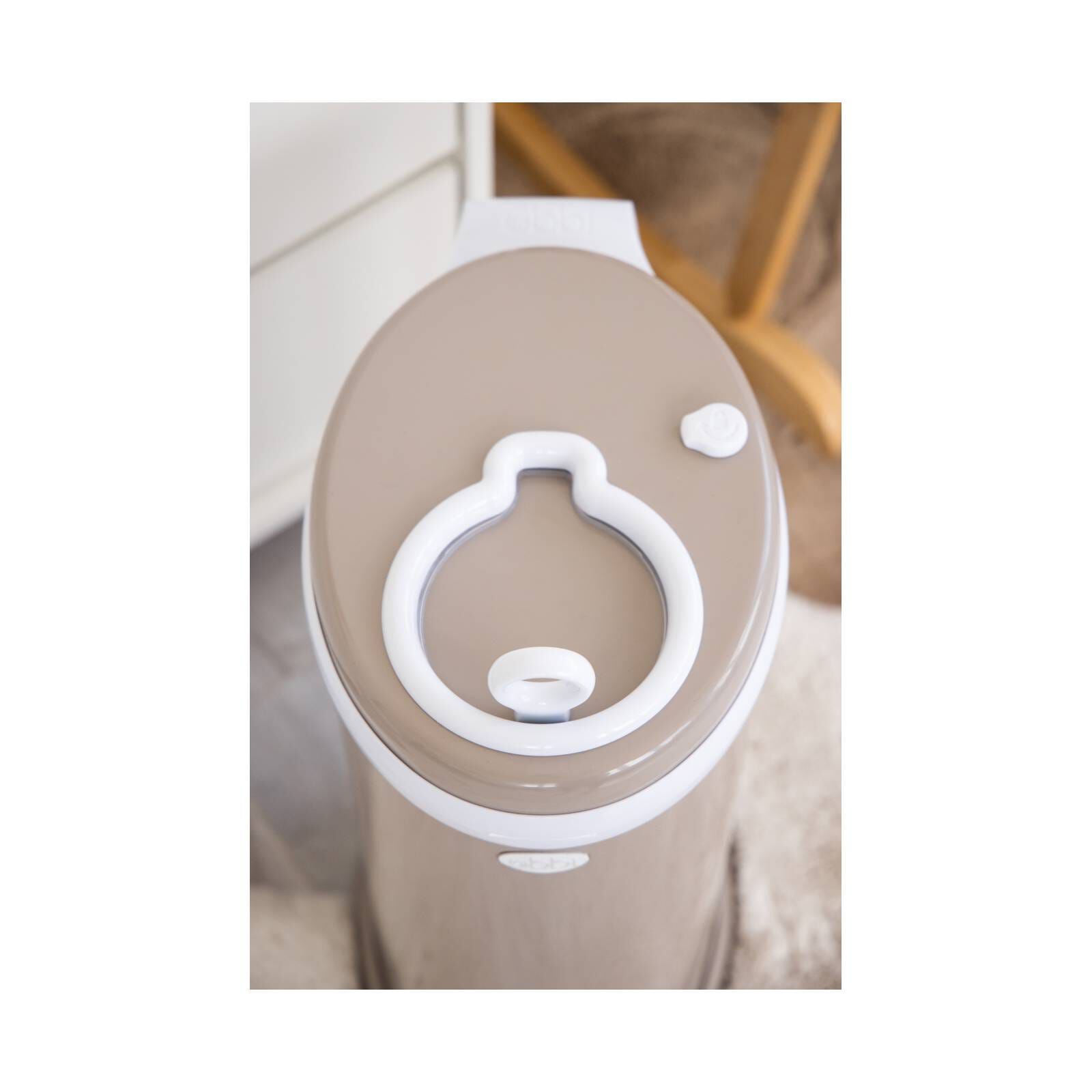UBBI Ubbi Diaper Pail - Taupe NAPPY-image 4