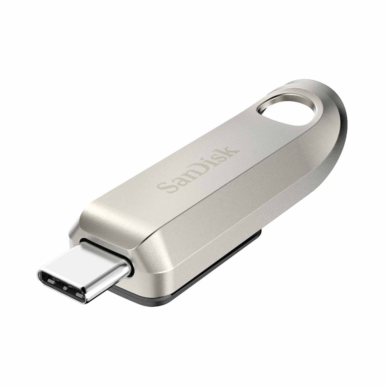 SANDISK Ultra Luxe Usb Type-c Drive, Usb3.2 Gen1, Type C, Cz75 256gb, Metal SDCZ75-256G-G46
