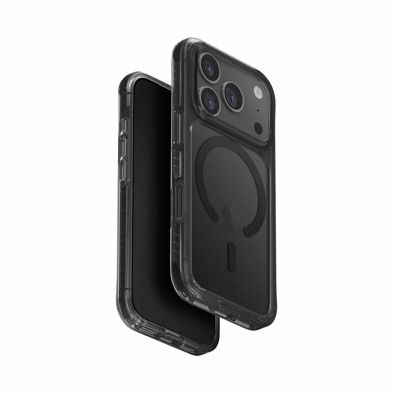 UNIQ Hybrid Iphone 17 Pro (2025) 6.3 Magclick Charging Combat - Carbon Black UNIQ-IP6.3P(2025)-COMMCBLK-image null