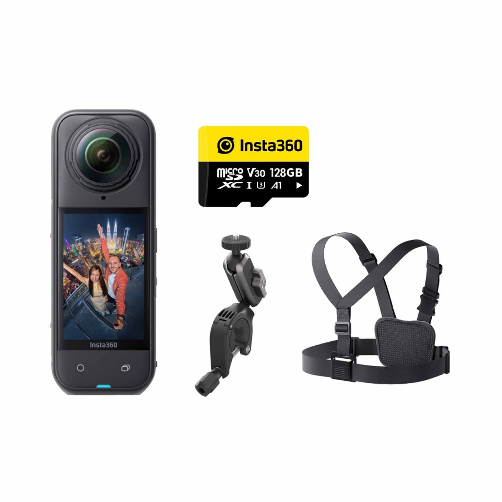 INSTA360 X5 Cycling Bundle (x5 Standard Bundle, Bike Kit, 128gb) X511
