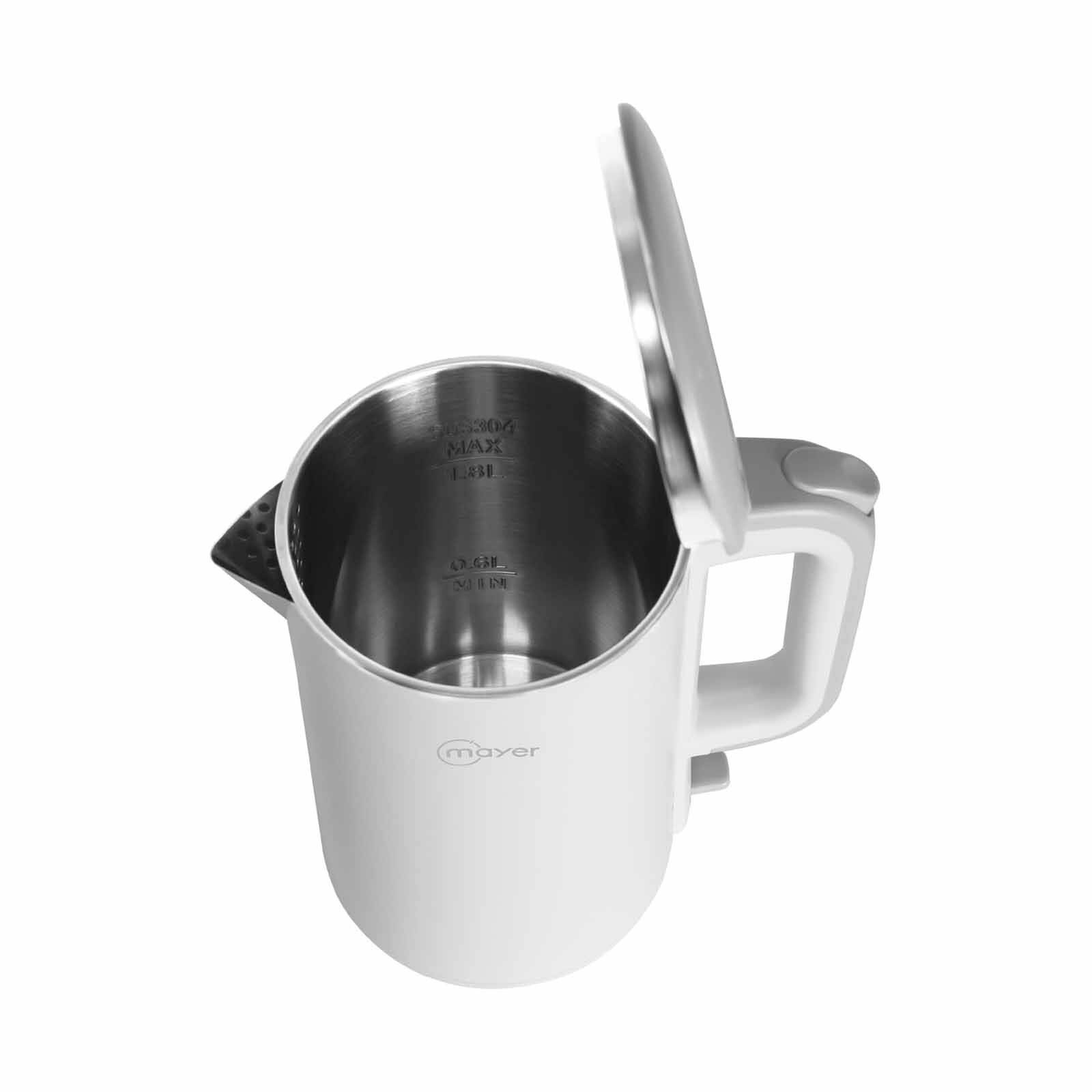MAYER Electric Kettle (1.8l) - White MMEK1800 - WH-image 5