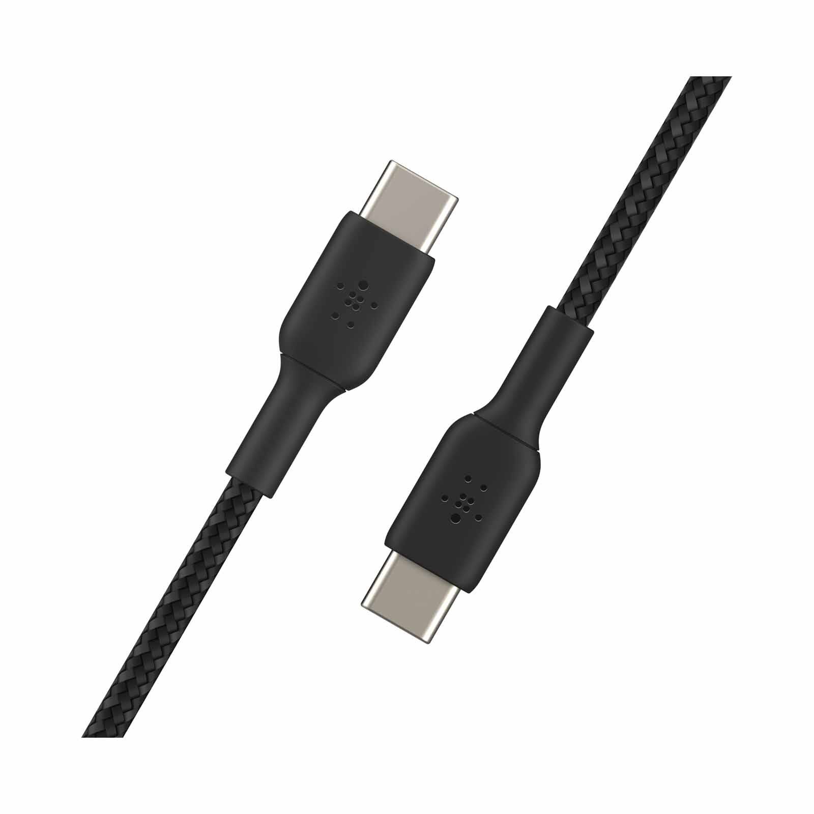 BELKIN Boostcharge Braided Usb-c To Usb-c Cable 60w 1m Black CAB004BT1MBK-image 3