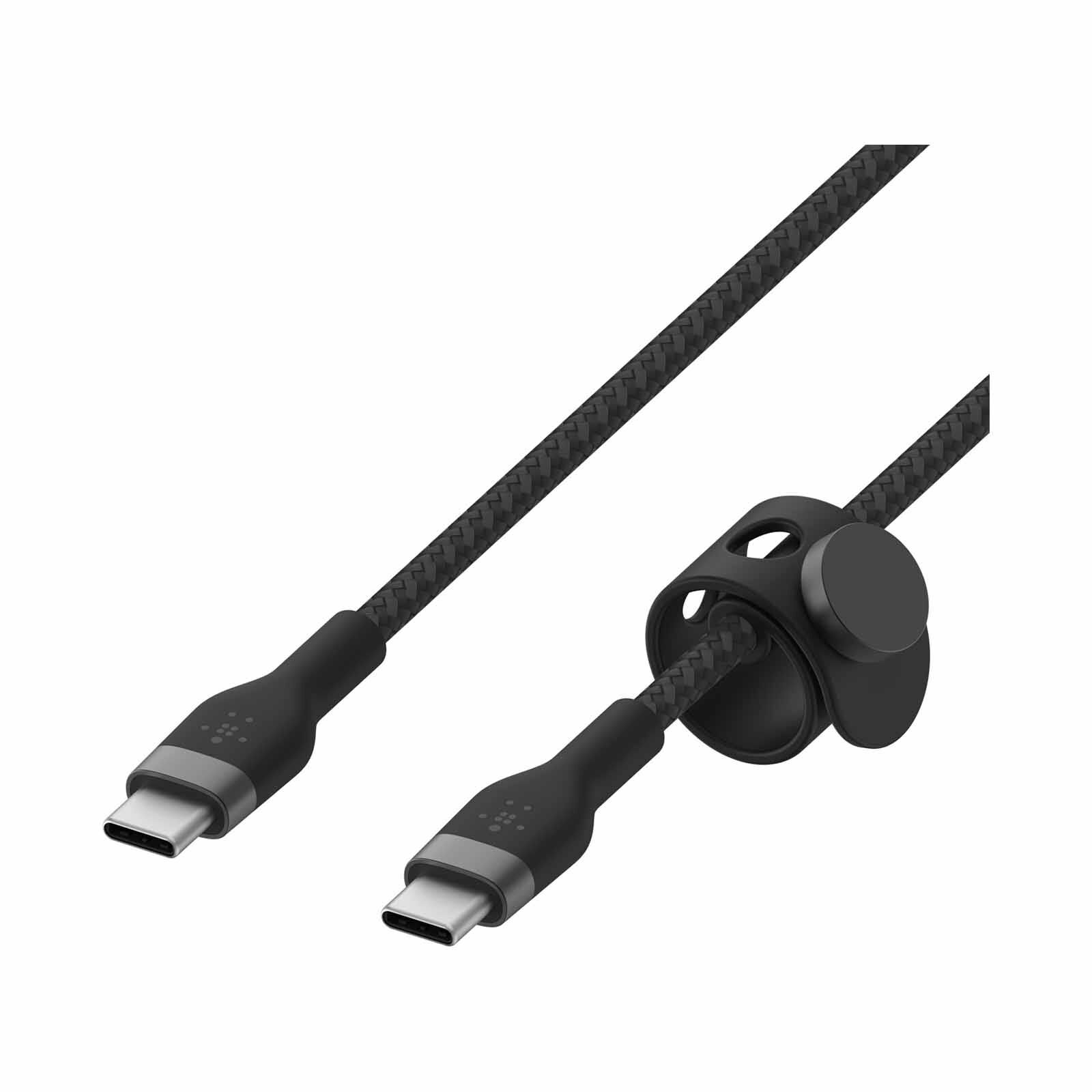 BELKIN Boostcharge Pro Flex Usb-c To Usb-c Cable 60w 1m Black CAB011BT1MBK-image 3