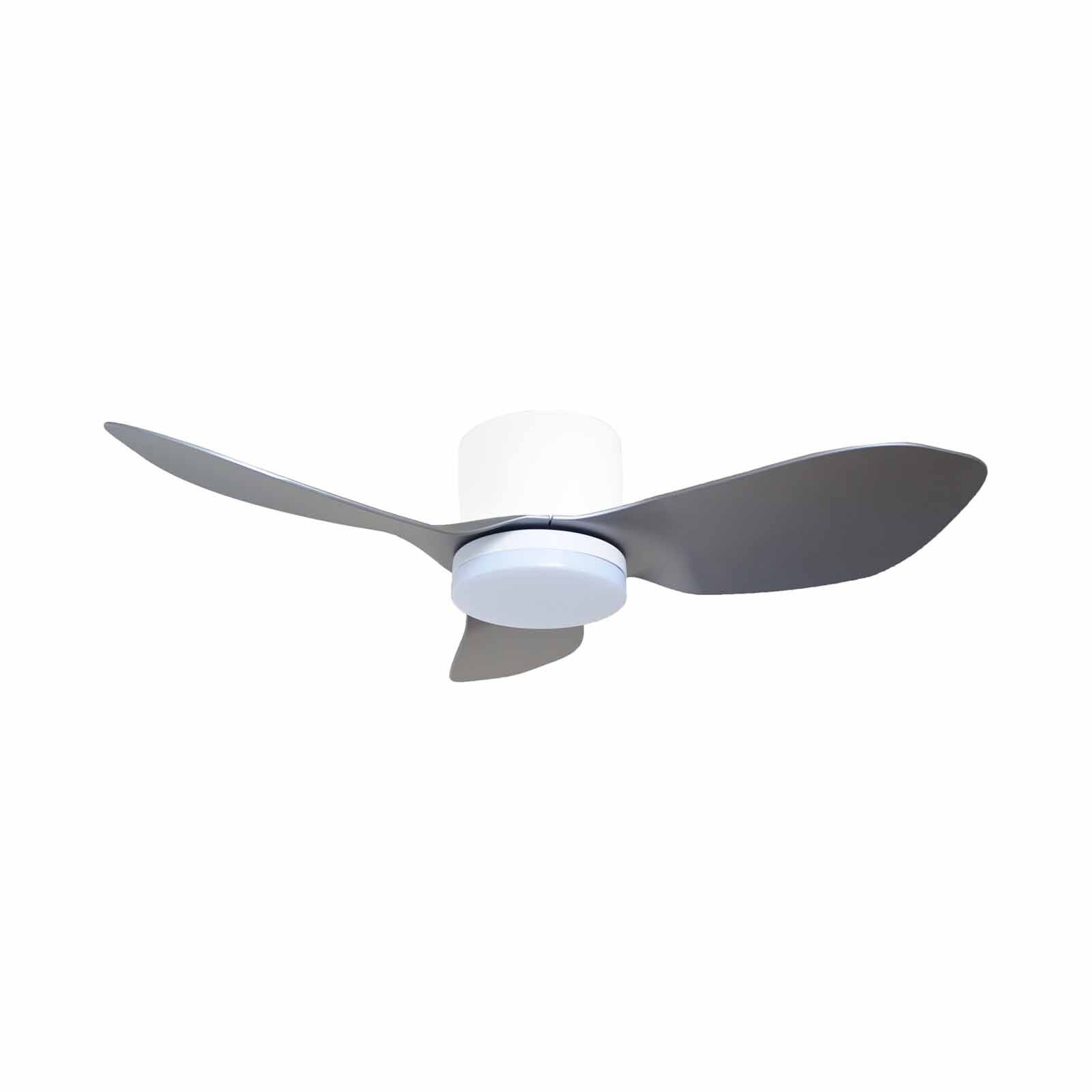 MISTRAL 46 In Solar46 3-blades Ceiling Fan (grey/white) SOLAR46-GY/WE