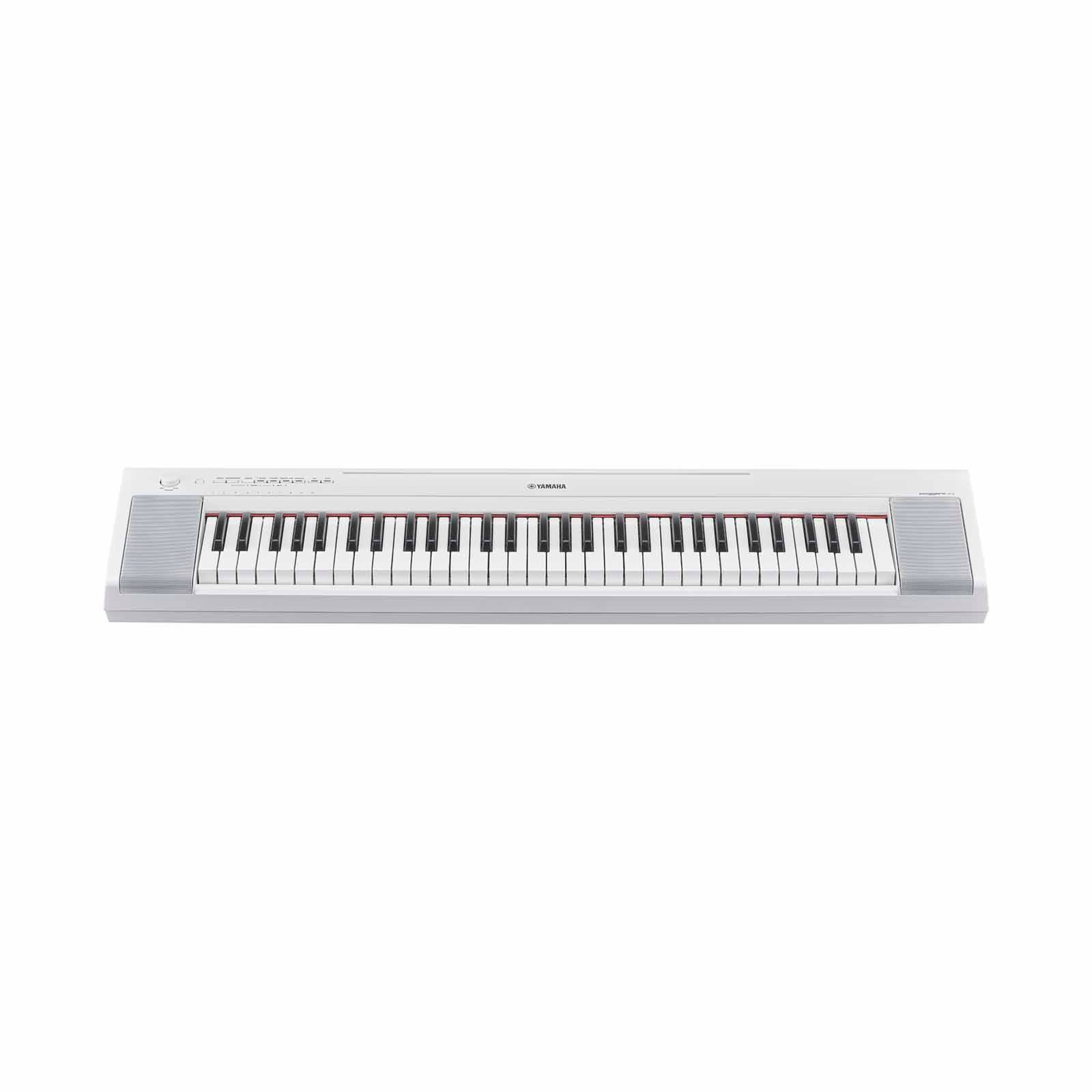 YAMAHA Portable Keyboard With Adaptor Pa-130b - White NP-15WH/PA-image 3