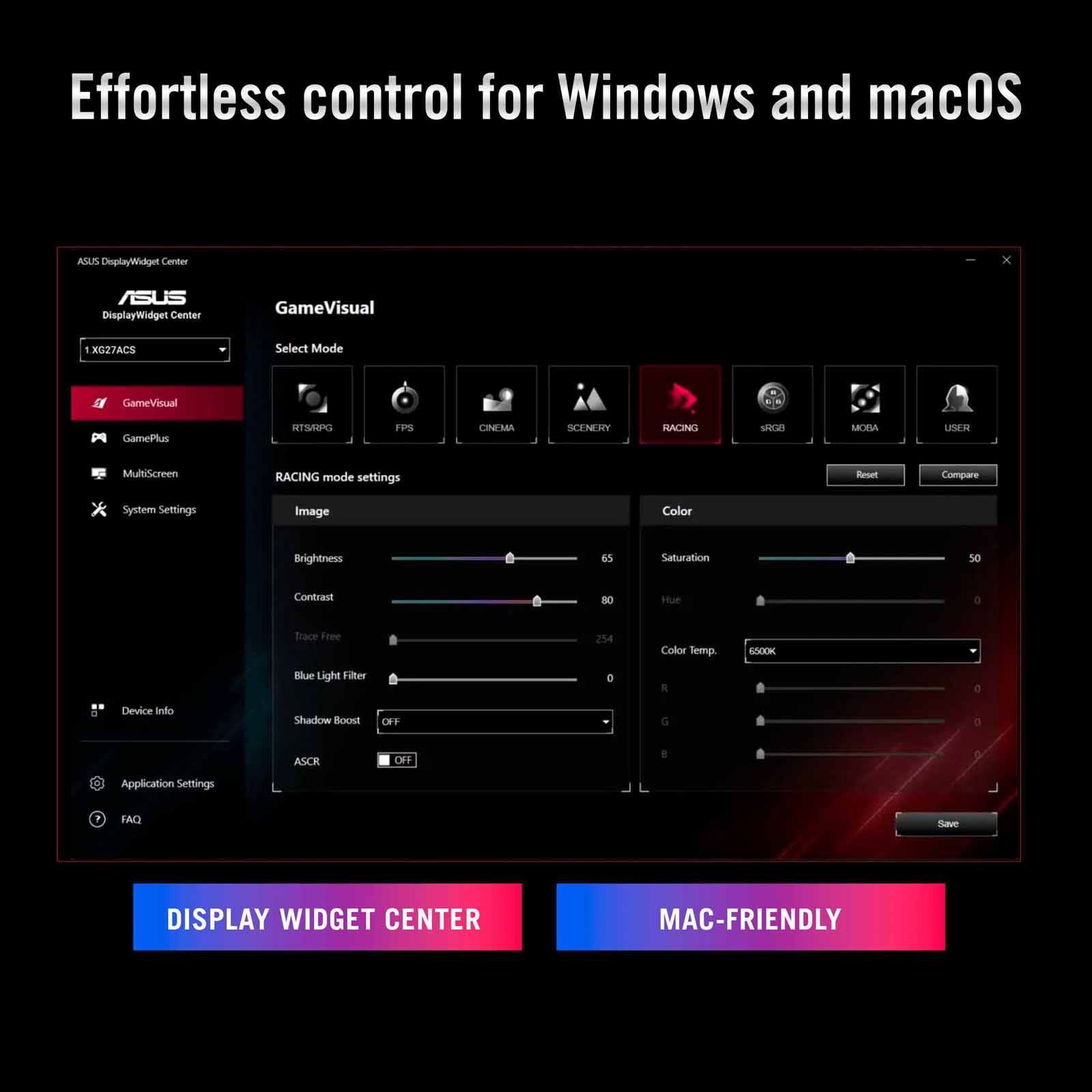 ASUS 27in Rog Strix 5k 180hz Gaming Monitor XG27JCG-image 5