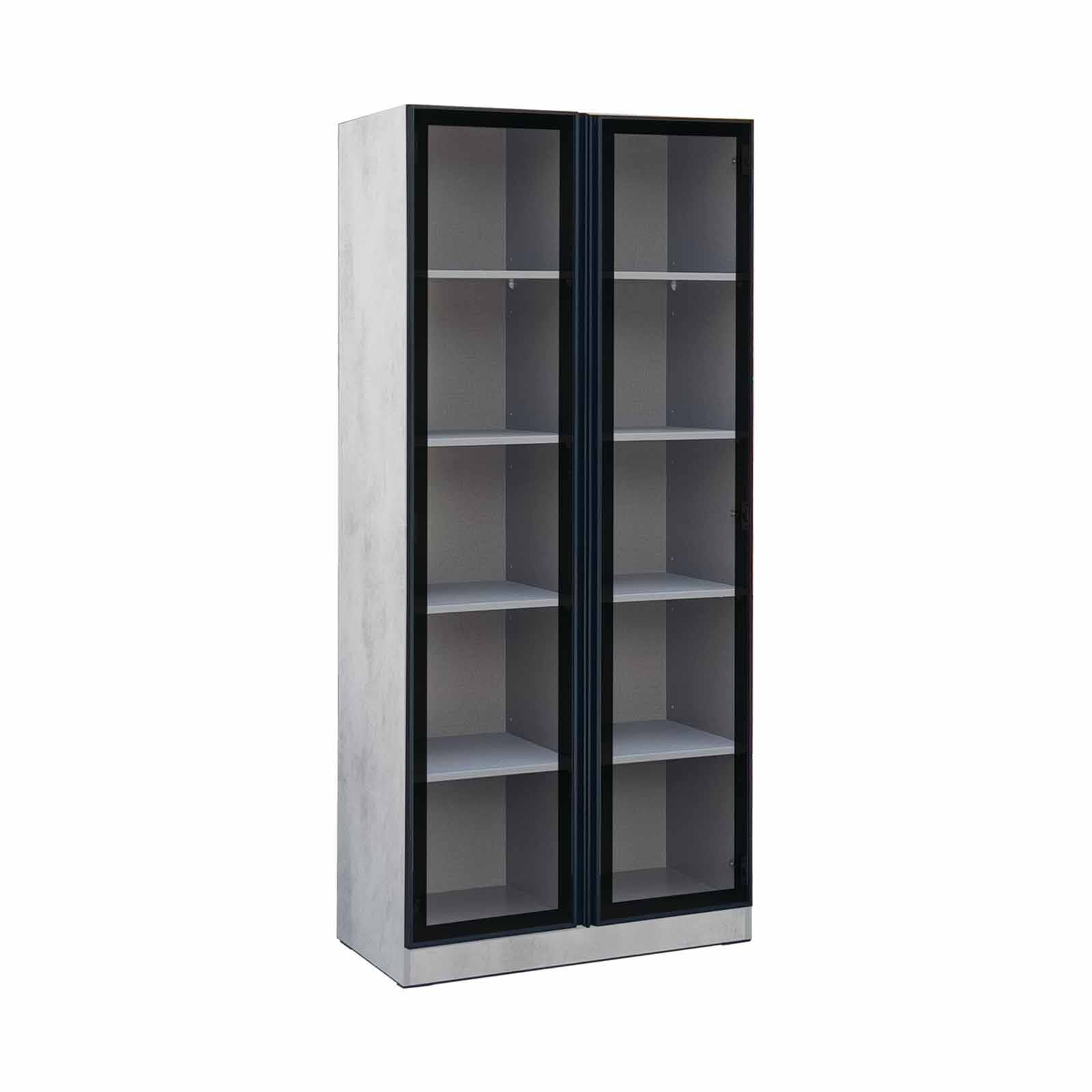 SMARTBOX Book Cabinet (solid Plywood) CUBA GREY