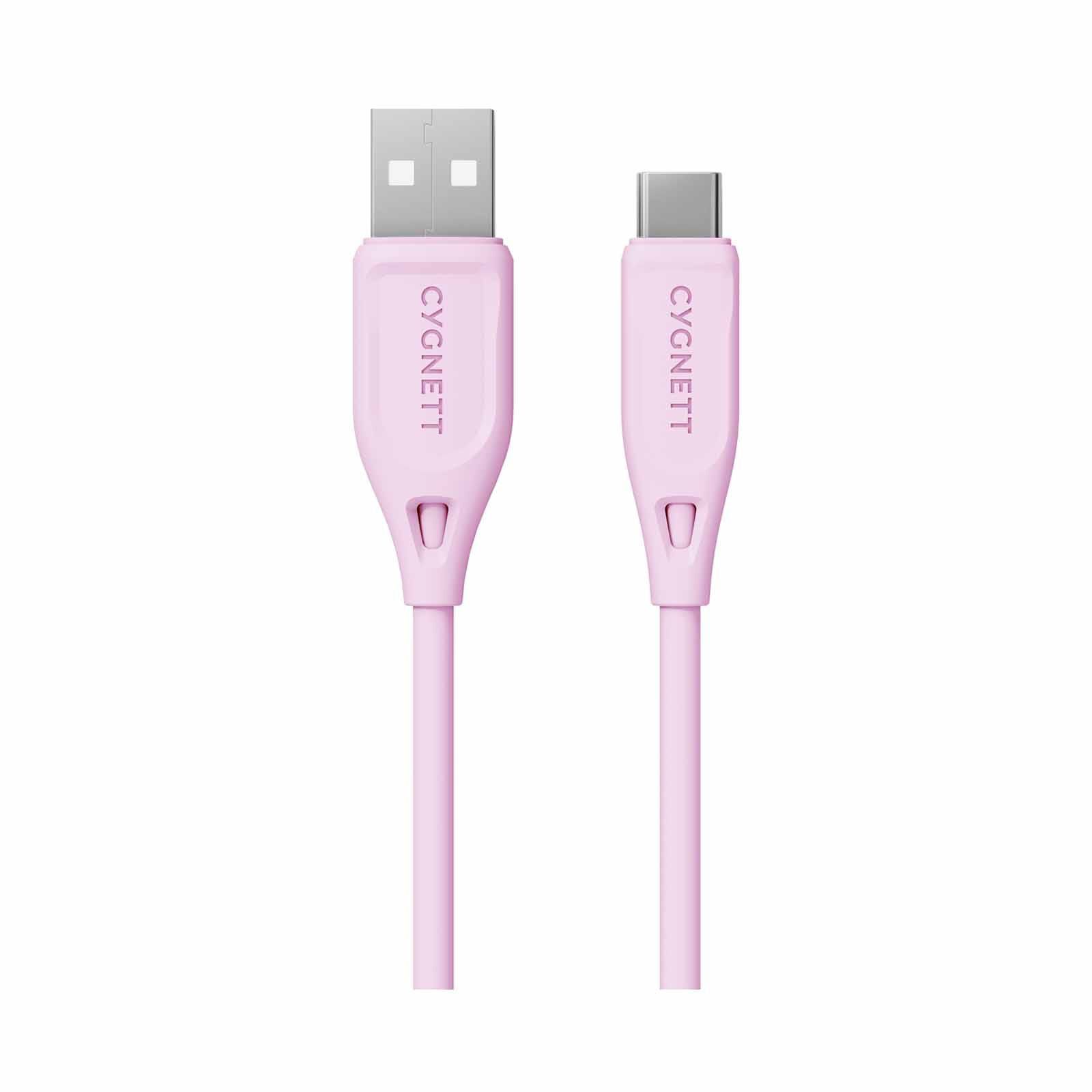 CYGNETT Charge Connect Usb-c To Usb-a (usb 2.0) Cable - Pink 1.2m CY4845PCUSA