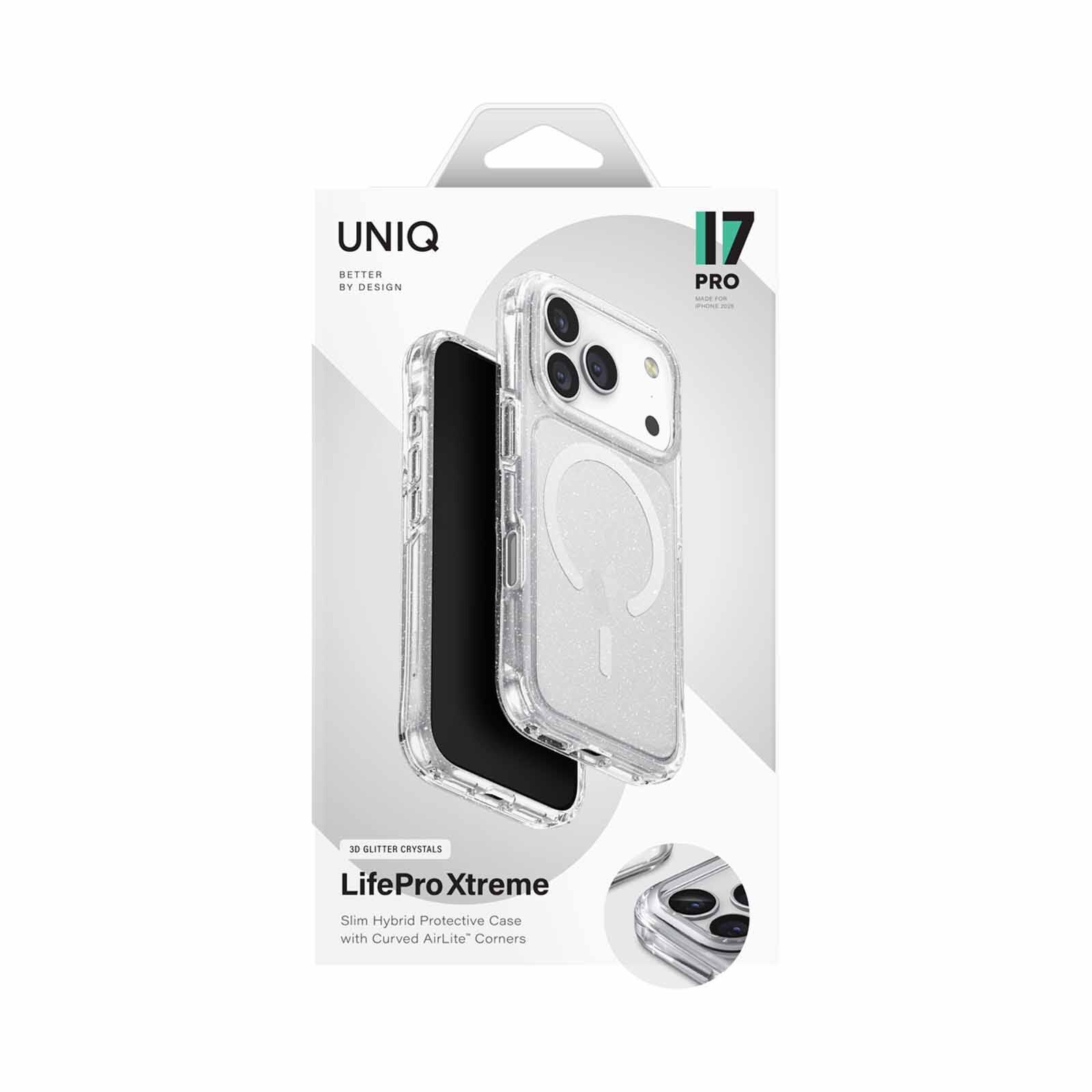 UNIQ Hybrid Iphone 17 Pro (2025) 6.3 Magclick Charging Lifepro Xtreme - Tinsel Lucent UNIQ-IP6.3P(2025)-LPRXMTLUC-image 1
