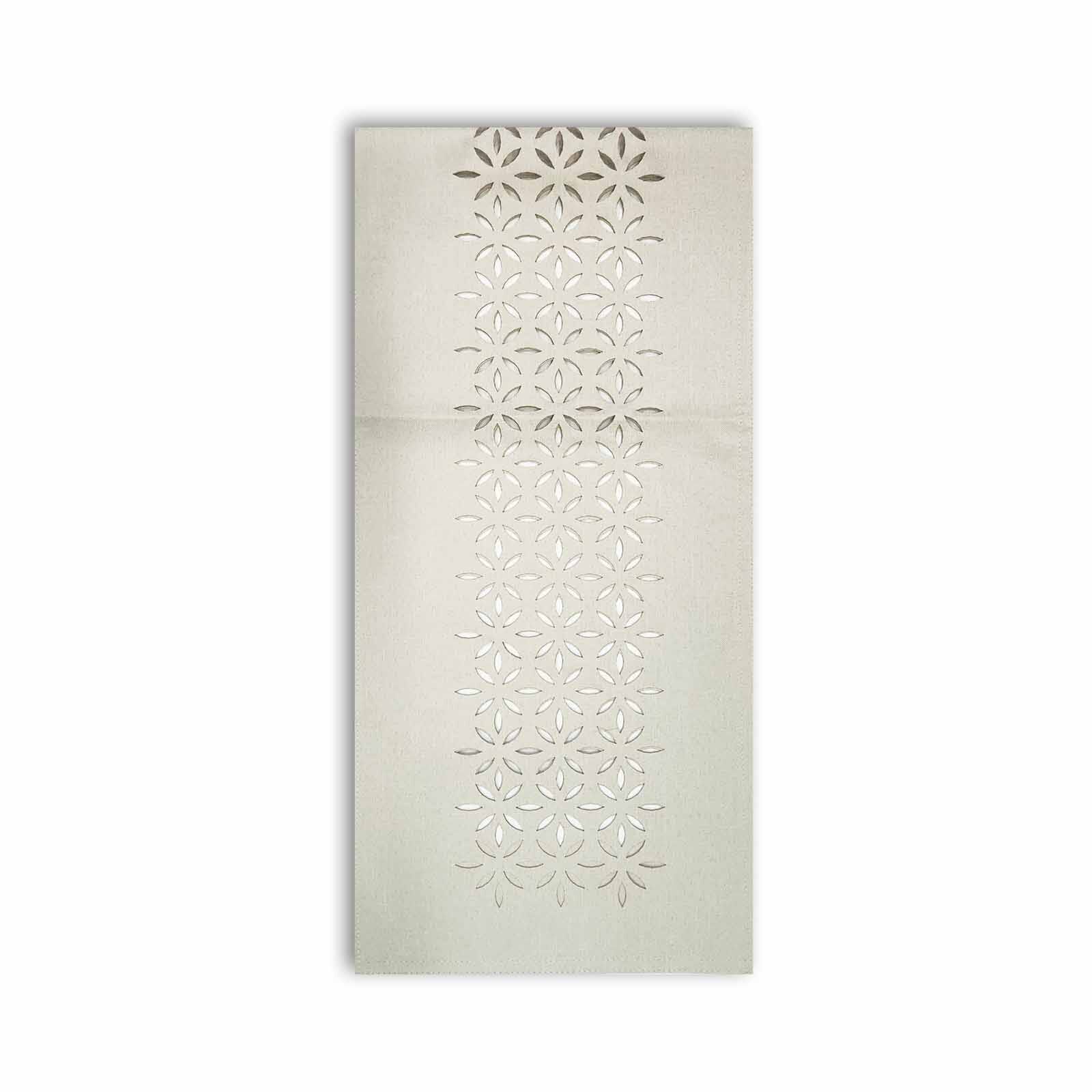 RAPEE Morocco Tablerunner Stone (online) MOROCTRSTO-image 1