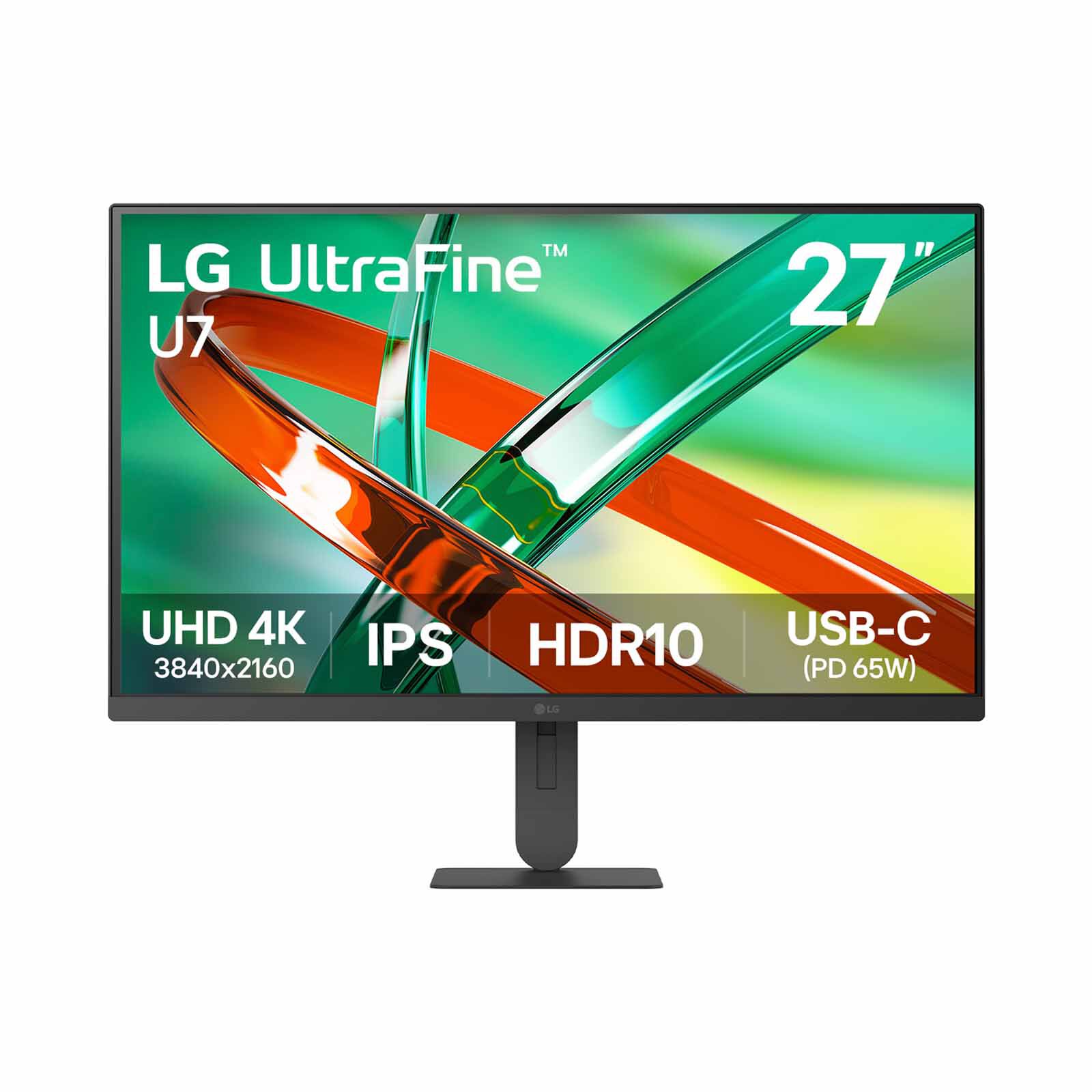 LG 27in Ultrafine Uhd 4k Ips Usb-c Pd65w Monitor 27U730B-B-image 1