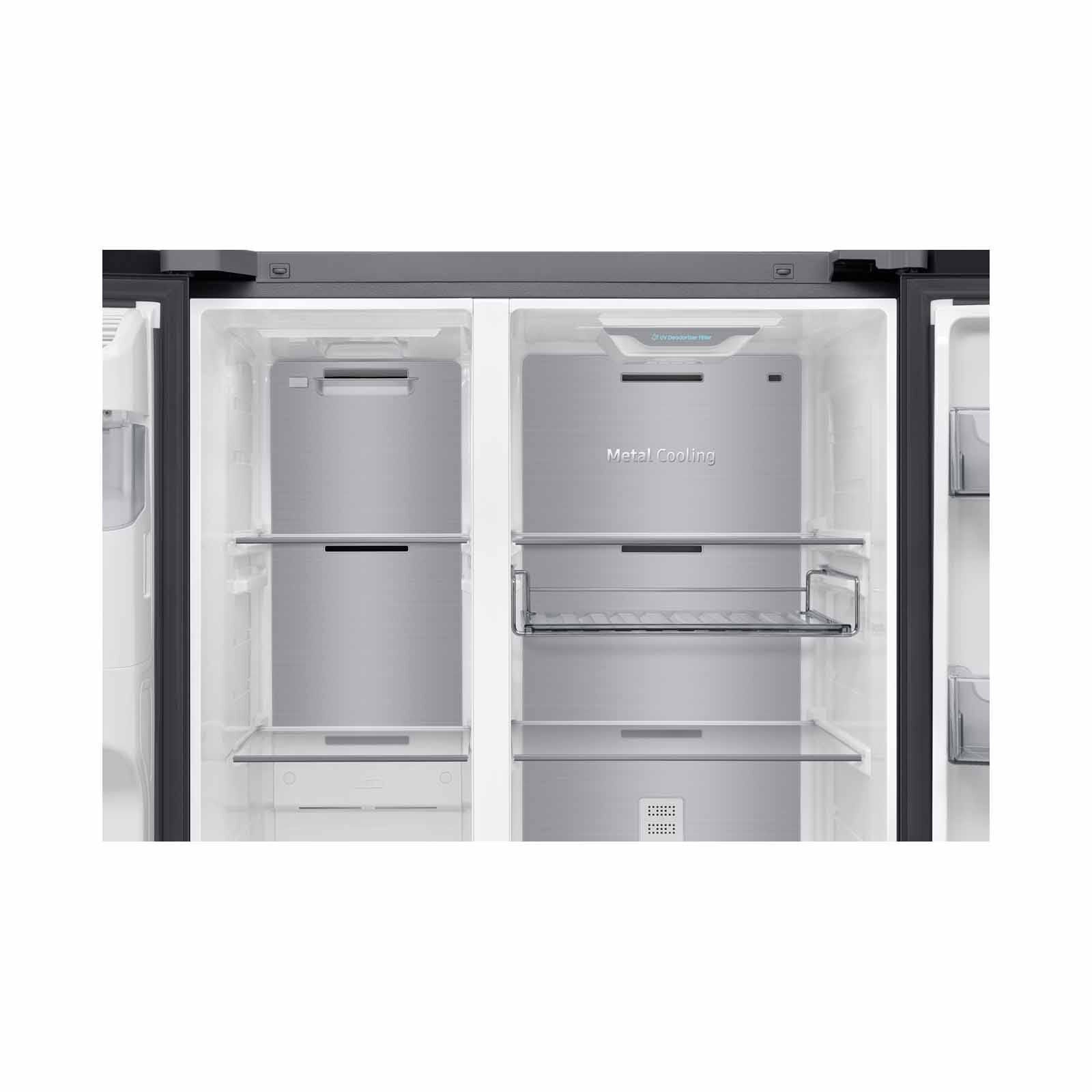 SAMSUNG Side By Side Fridge (615l) (black Doi) RS90F65D3FSS-image 3