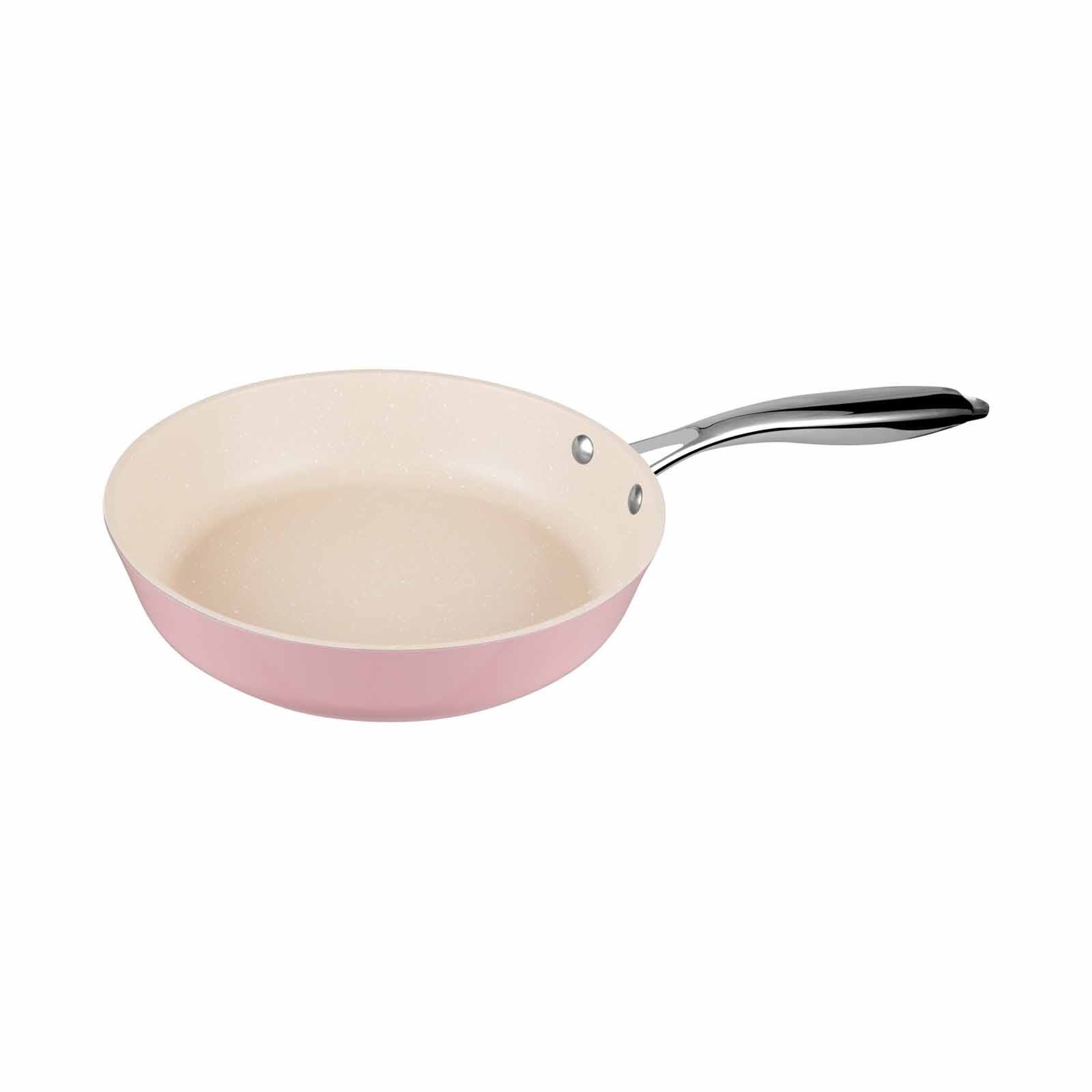 ENDO Wagashi 24cm Frypan - Pink E-WGS-24FP - PINK-image 1