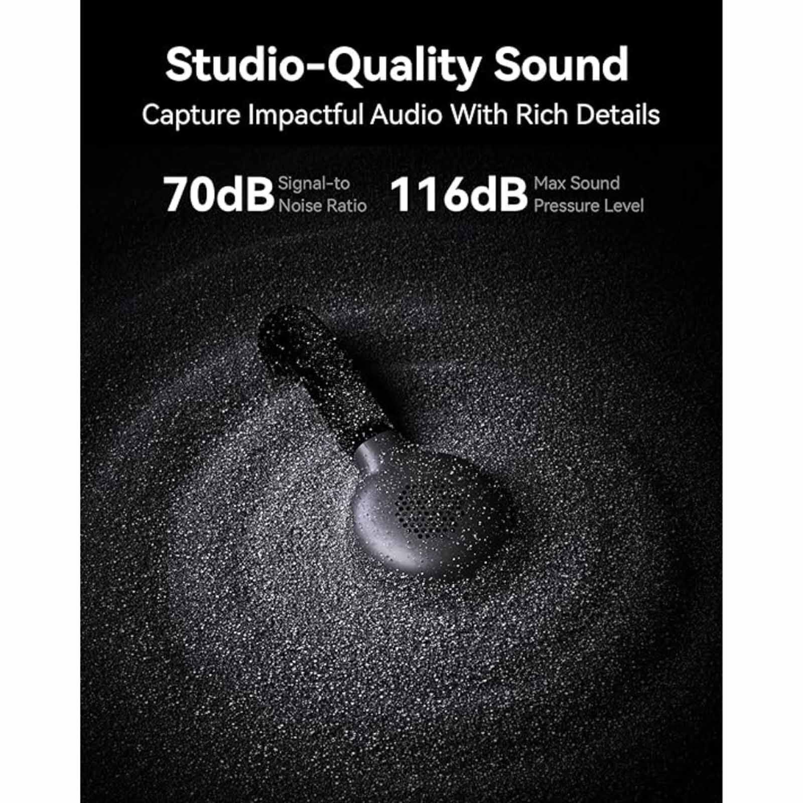 HOLLYLAND Wireless Lavalier Microphone Mini Combo (space Gray) LARK M2S MINI COMBO (DUO, SPACE GREY)-image 7