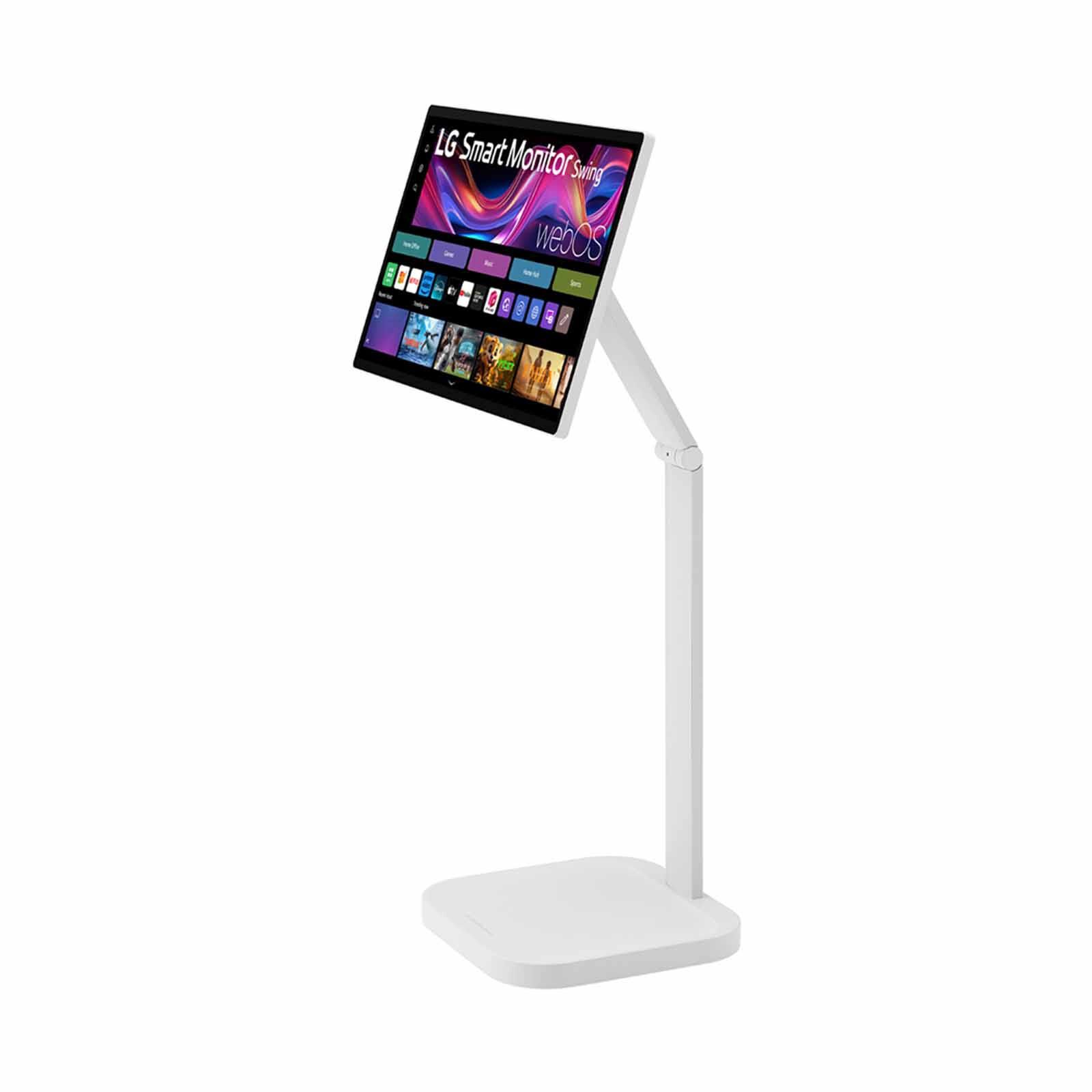LG 31.5in 4k Uhd Ips Smart Monitor Swing With Touchscreen & Rolling Stand 32U889SA-W-image 11
