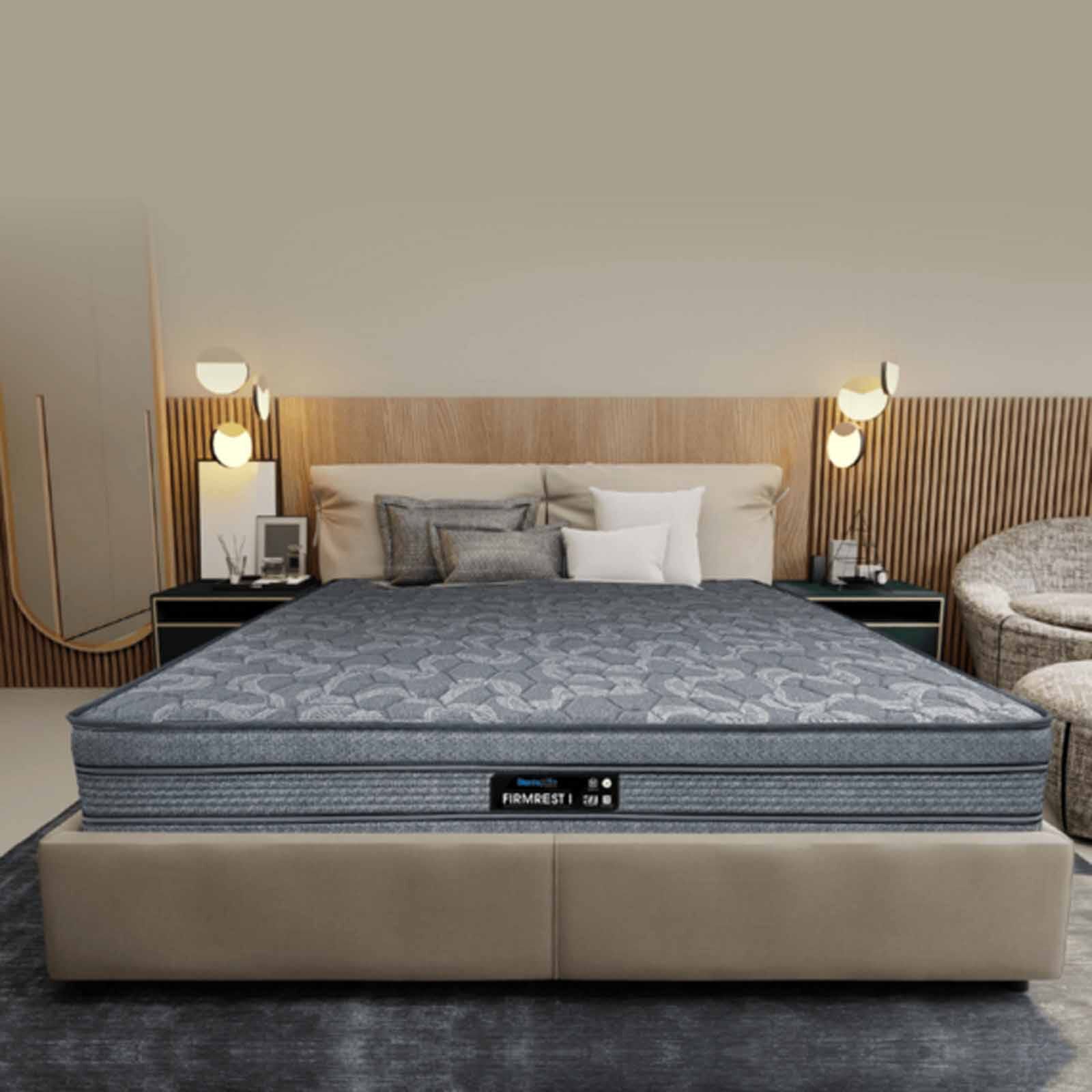 DUNLOPILLO Queen Firmrest I Mattress With Bedframe FIRMREST I-image 1