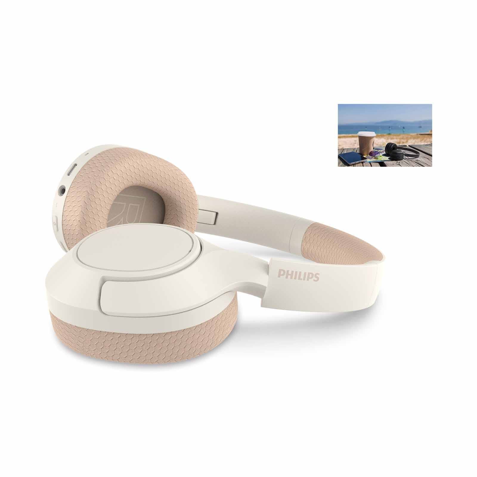 PHILIPS Over-ear Wireless Headphones Anc Pro White TAH7508WT/97-image 7
