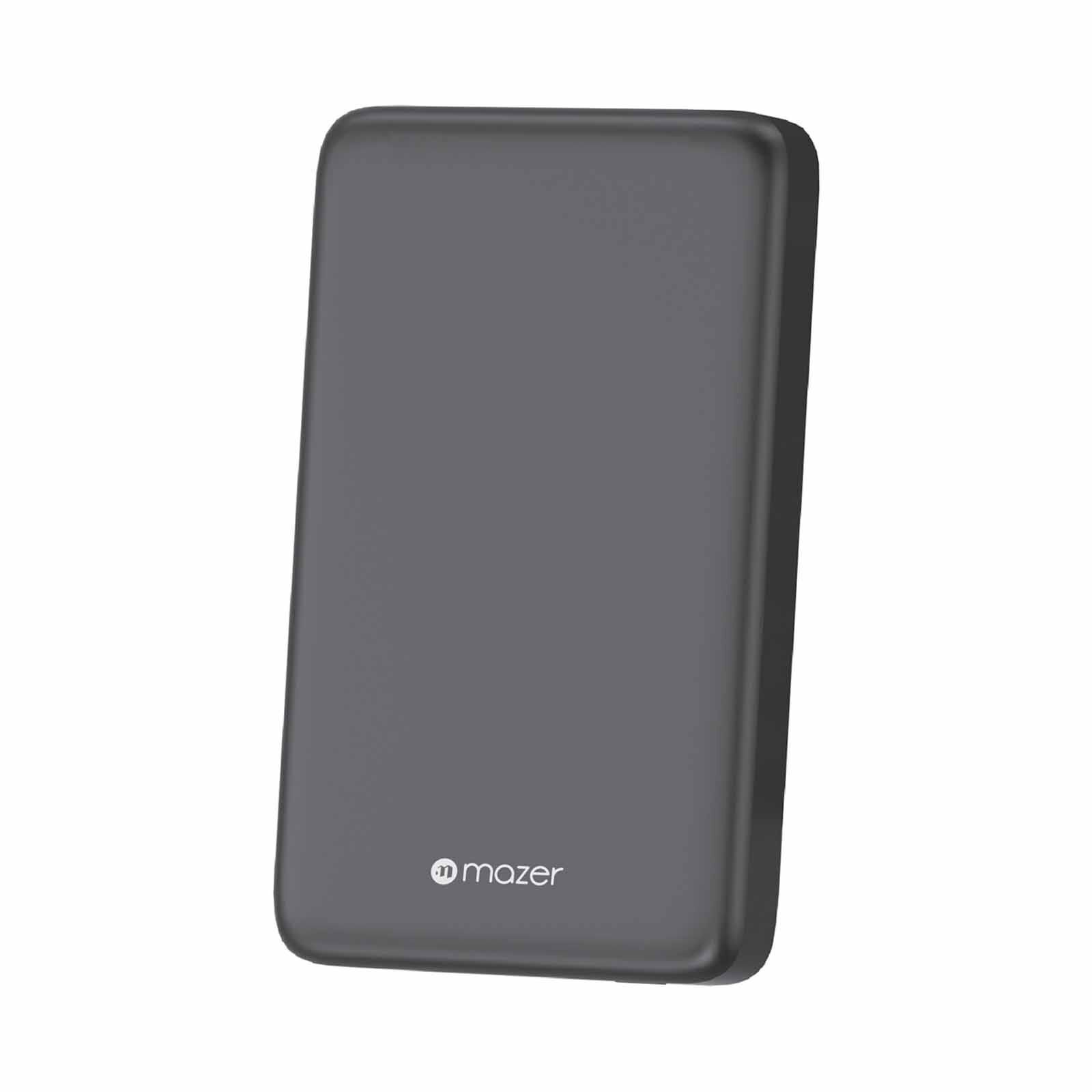 MAZER Qi2 Certified 15w 10,000mah, Usb-c Pd20w Ultra Slim Power Bank-grey M-MAGAIR21-GY