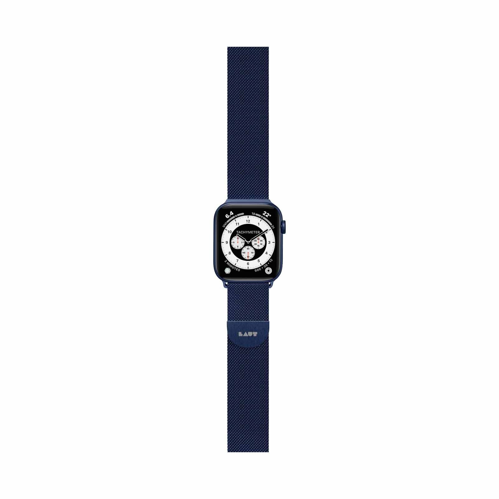 LAUT Apple Watch Band Steel Loop For (38/40/41mm) - Blue (bands Only) L_AWS_ST_BL-image 2