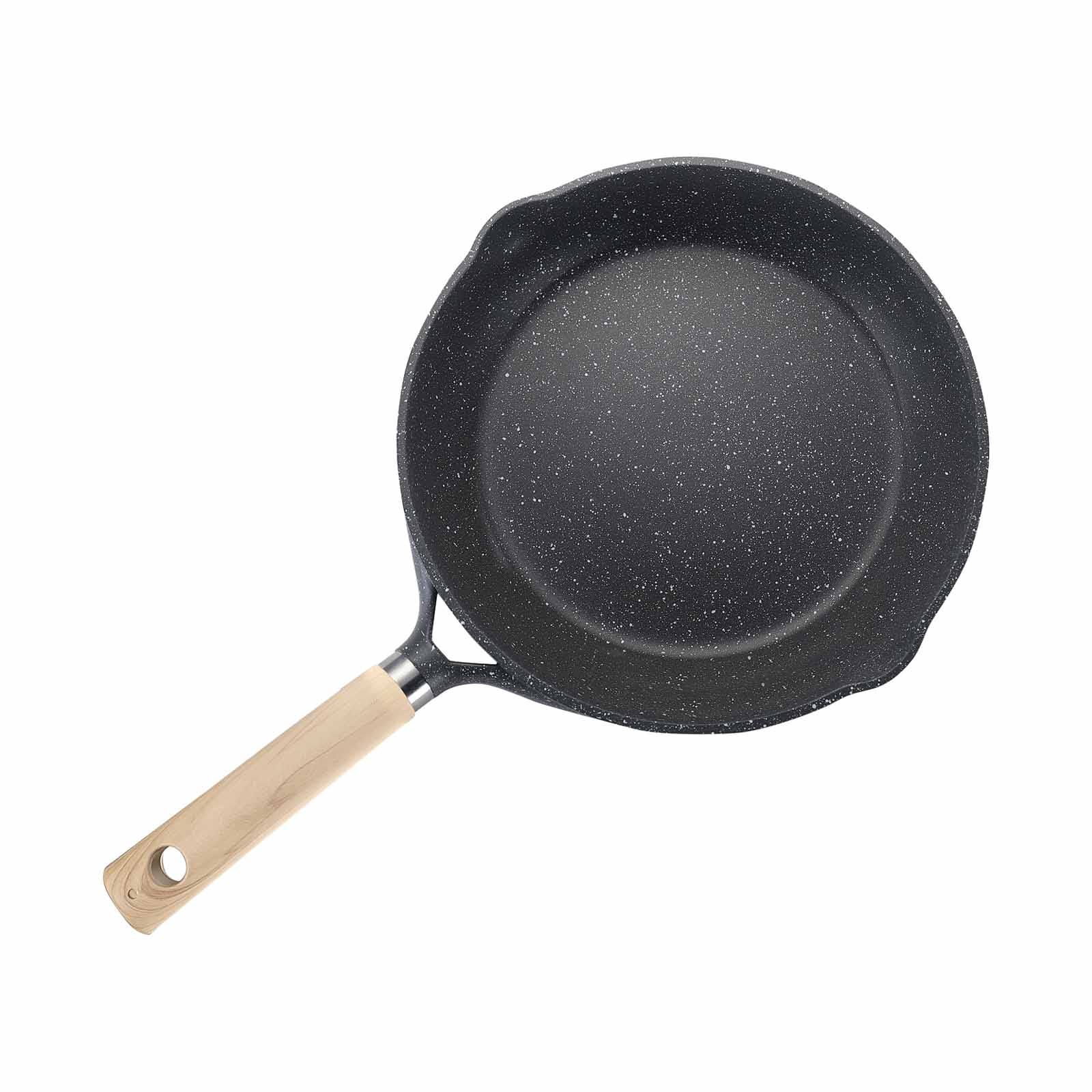 ENDO Ganseki 28cm I.h. Die Cast Wok Pan + Lid E-GSK-28WP-image 4