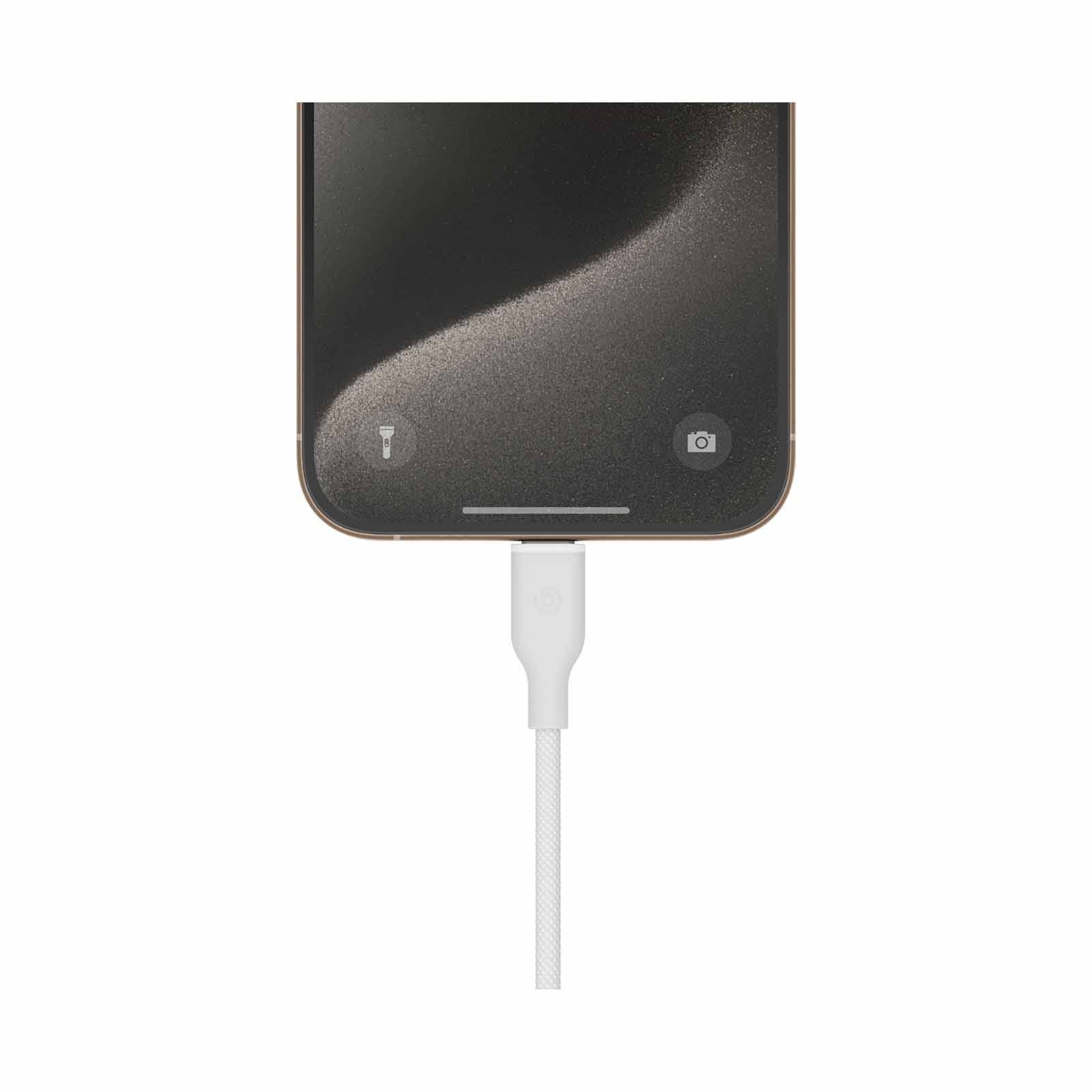BAZIC Gocharge Weave C-c Cable 480mbps, 60w 1.5m - White CBL-GCWE-WHT150-image 4