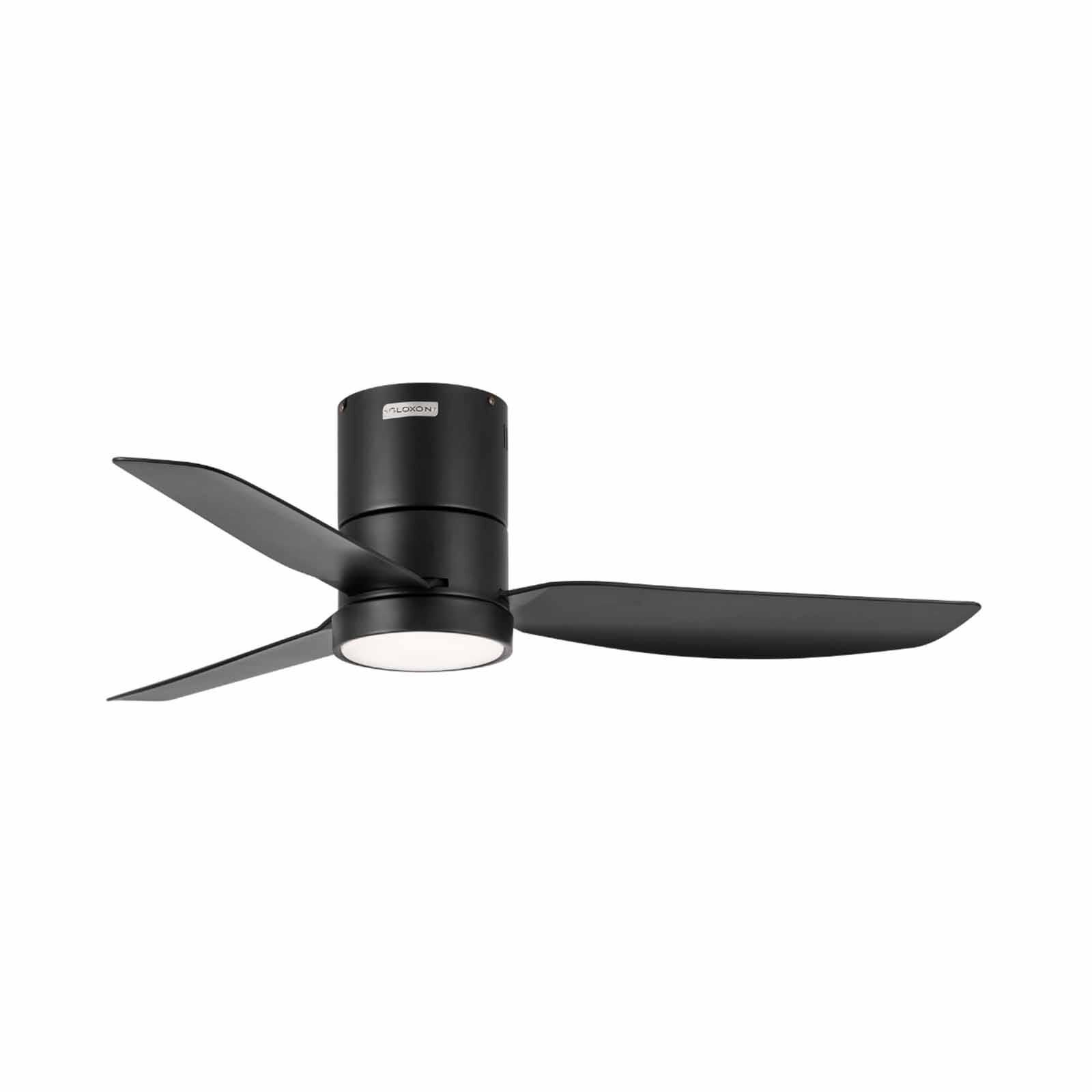GLOXON 45 In Ceiling Fan With Light -black CF3201 LR BLACK