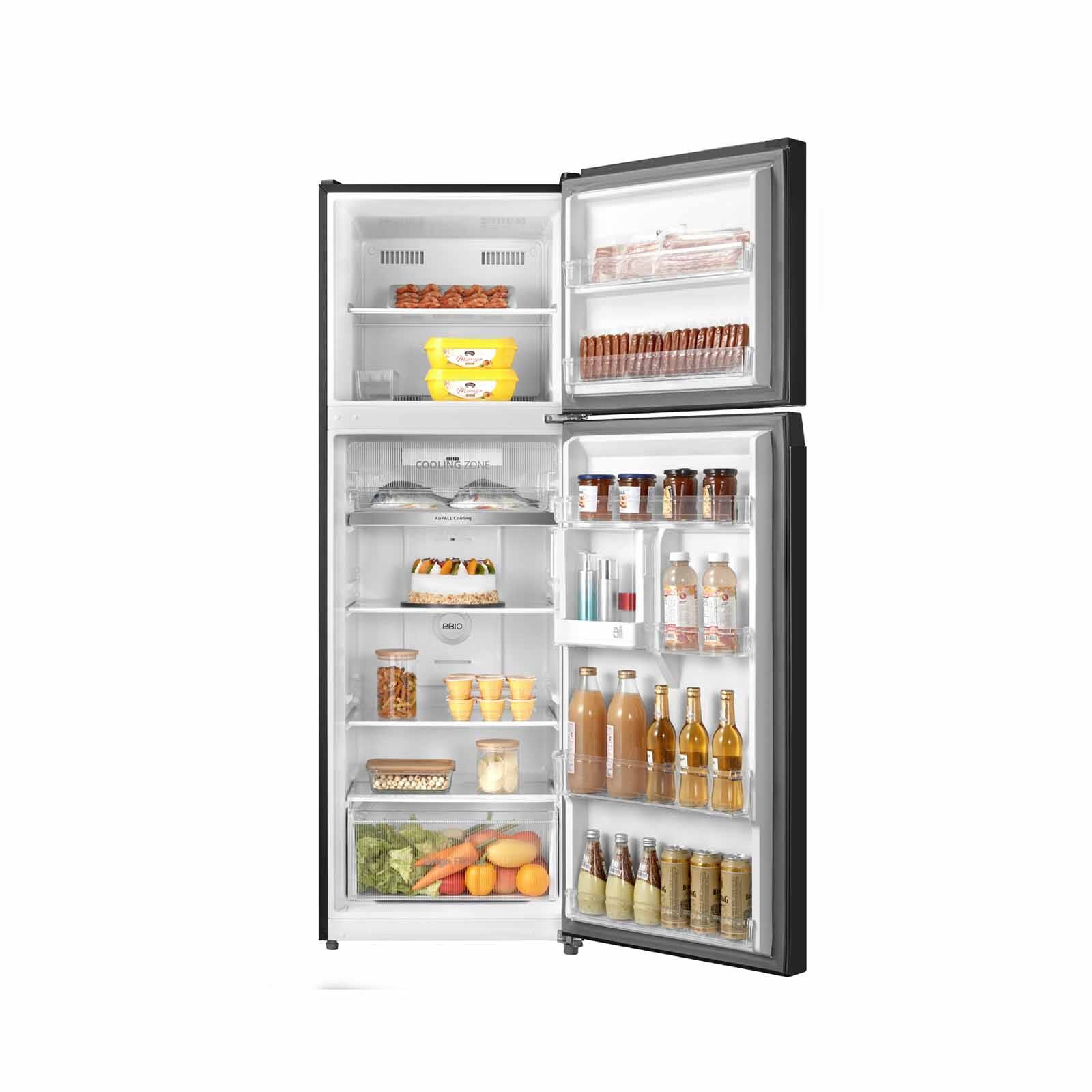 TOSHIBA 2 Door Fridge Tmf Black Glass (411l) GR-RT559WE-PMX(22S)-image 2
