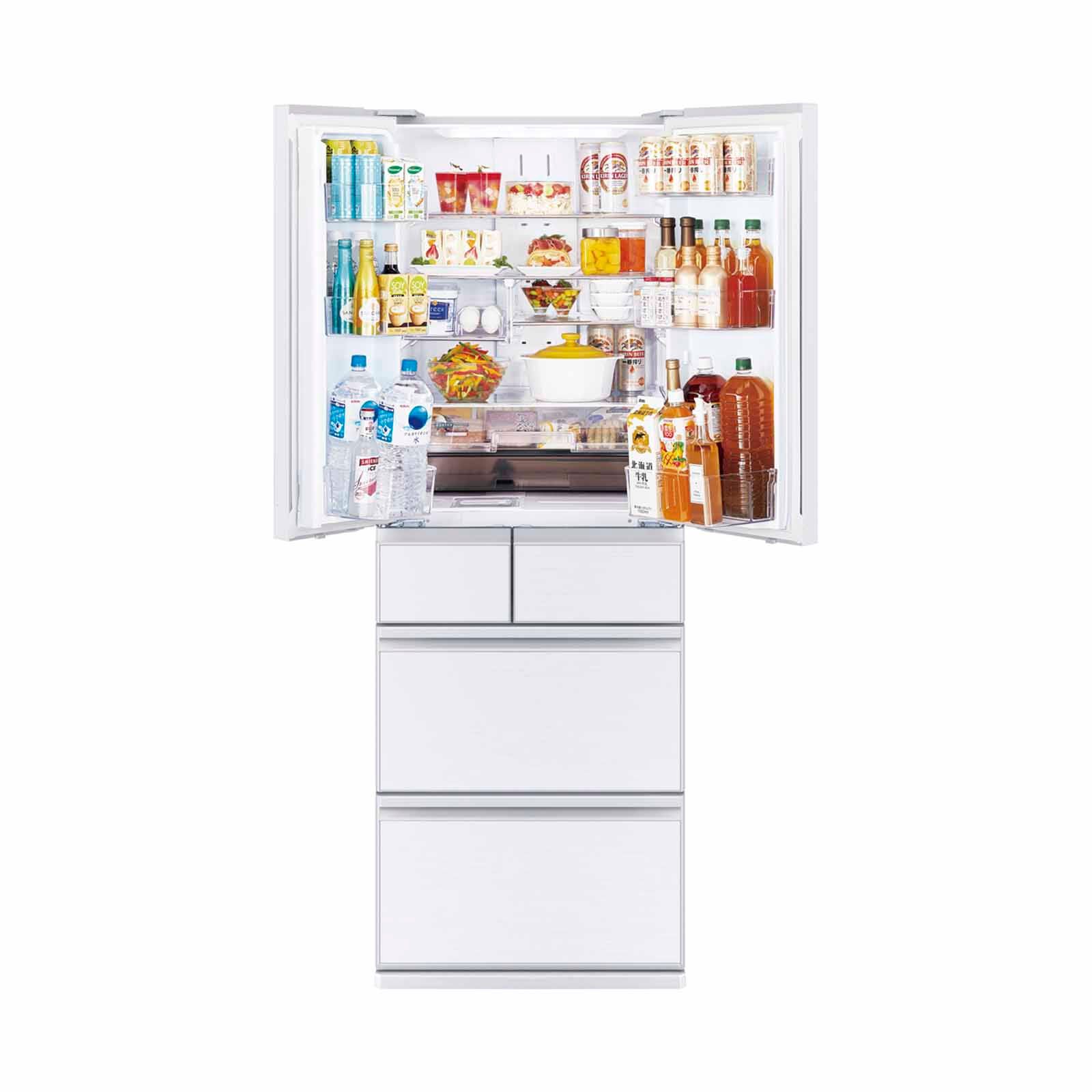 MITSUBISHI Multi Door Fridge (547l) - Glass White MR-WZ55K-W-P-image 4
