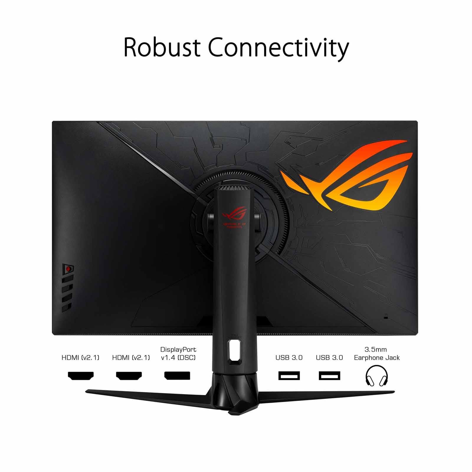 ASUS 32in Rog Swift Uhd 144hz Gaming Monitor PG32UQ-image 4
