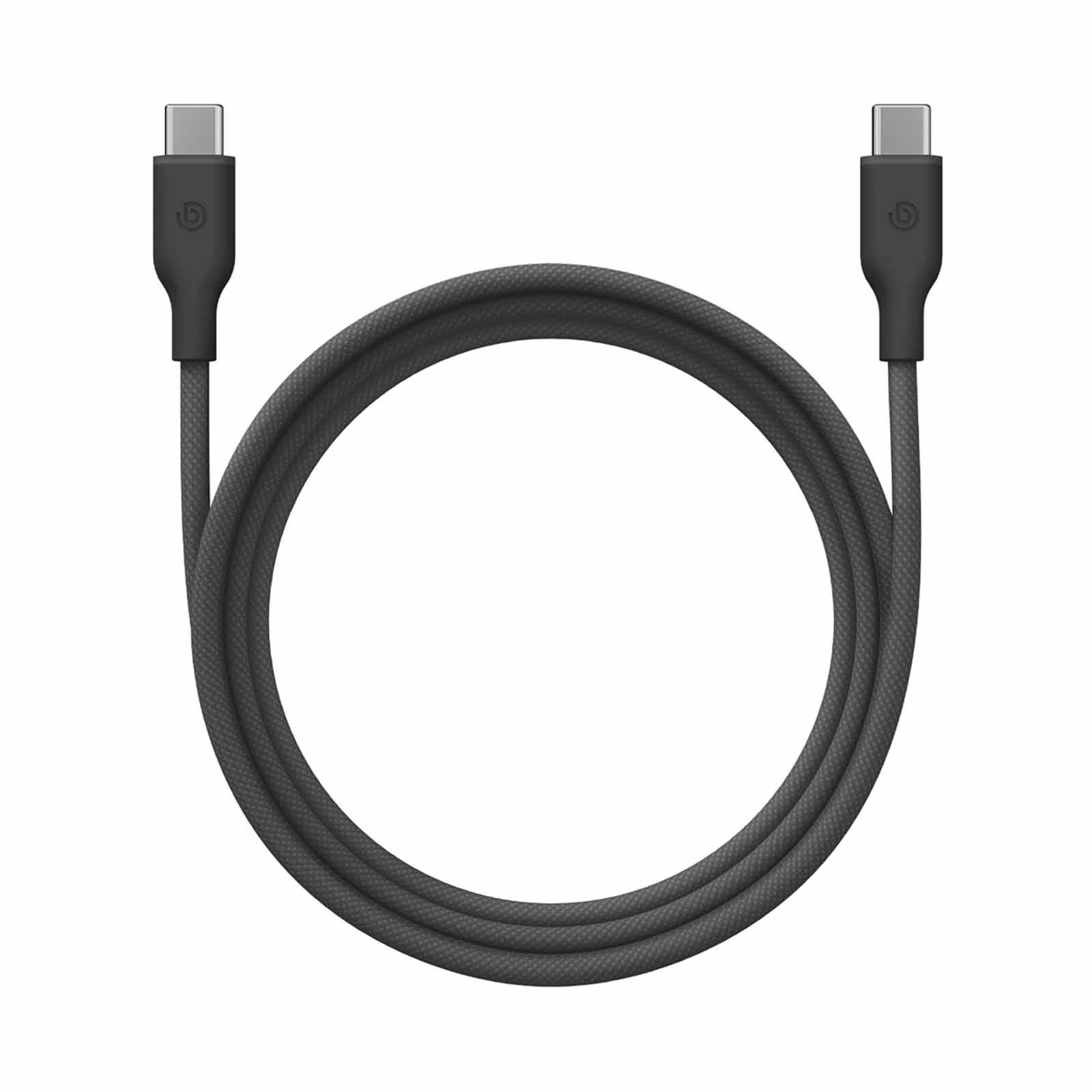BAZIC Gocharge Weave C-c Cable 480mbps, 60w 1.5m - Black CBL-GCWE-BLK150