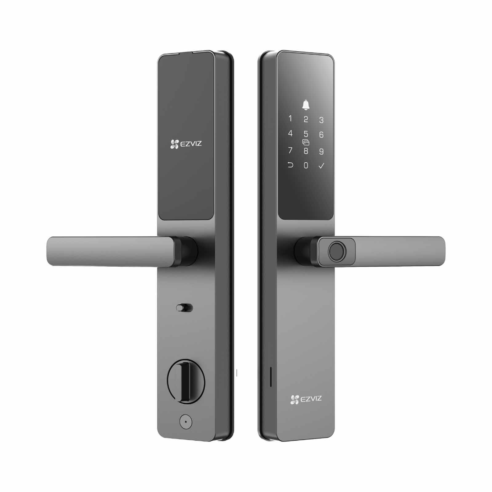 EZVIZ Lever Handle Smart Lock + Peephole Doorbell Bundle DL05 + DP2 2K-image 4