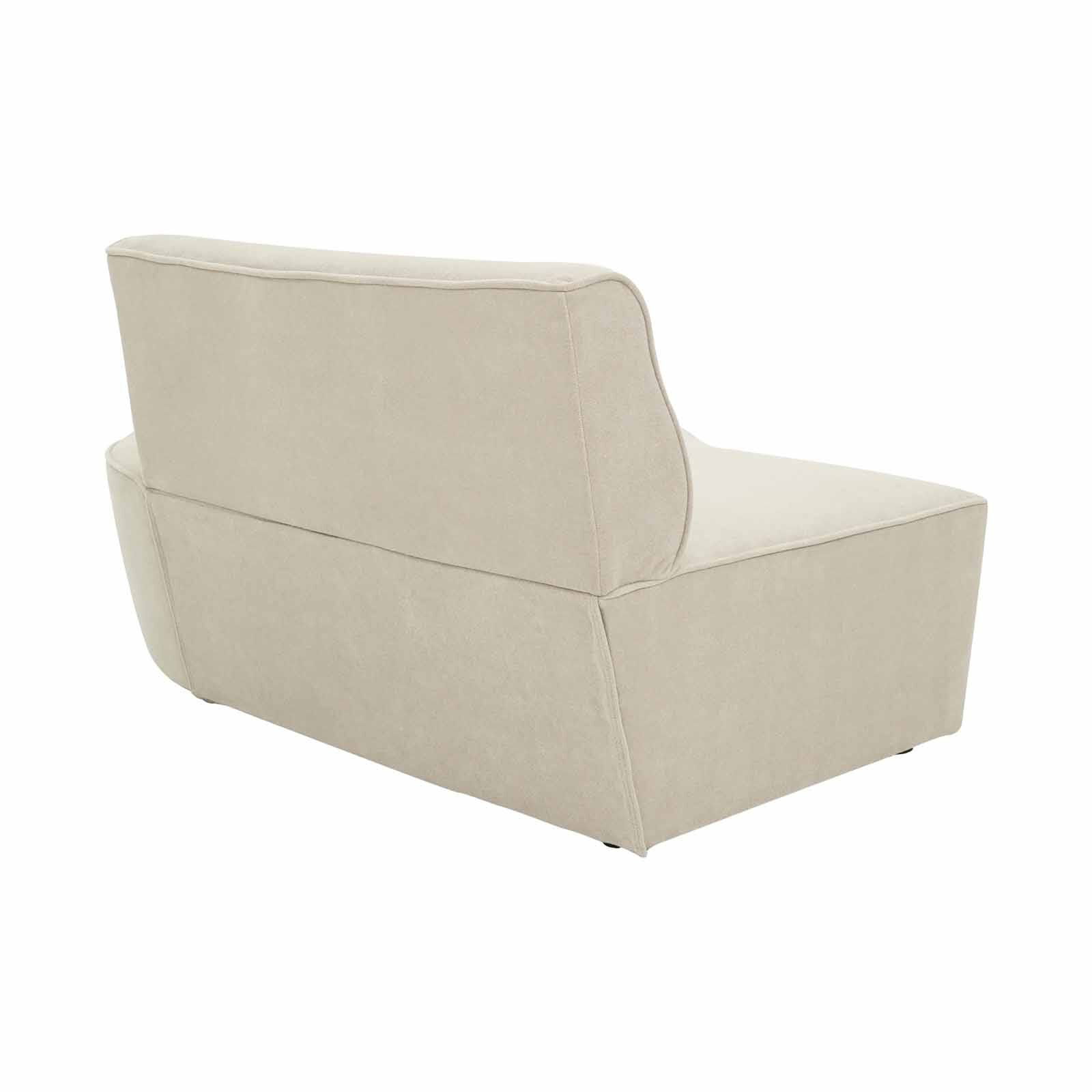 MUZE Left Chaise (fab) Taupe NIKKI-image 4