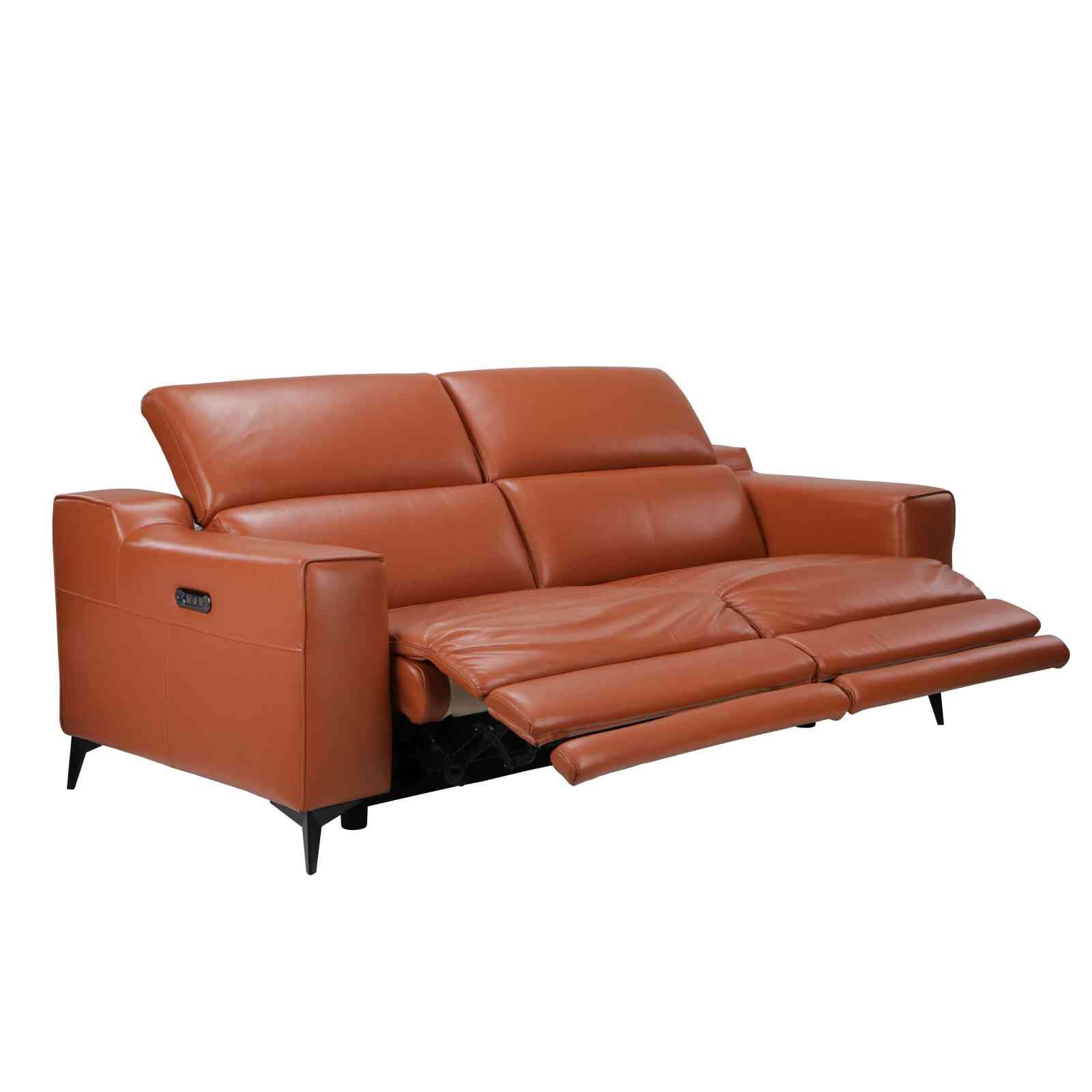 3rr Seater (hl) C10 Mto Half Leather Incliner Sofa NINA-image 8