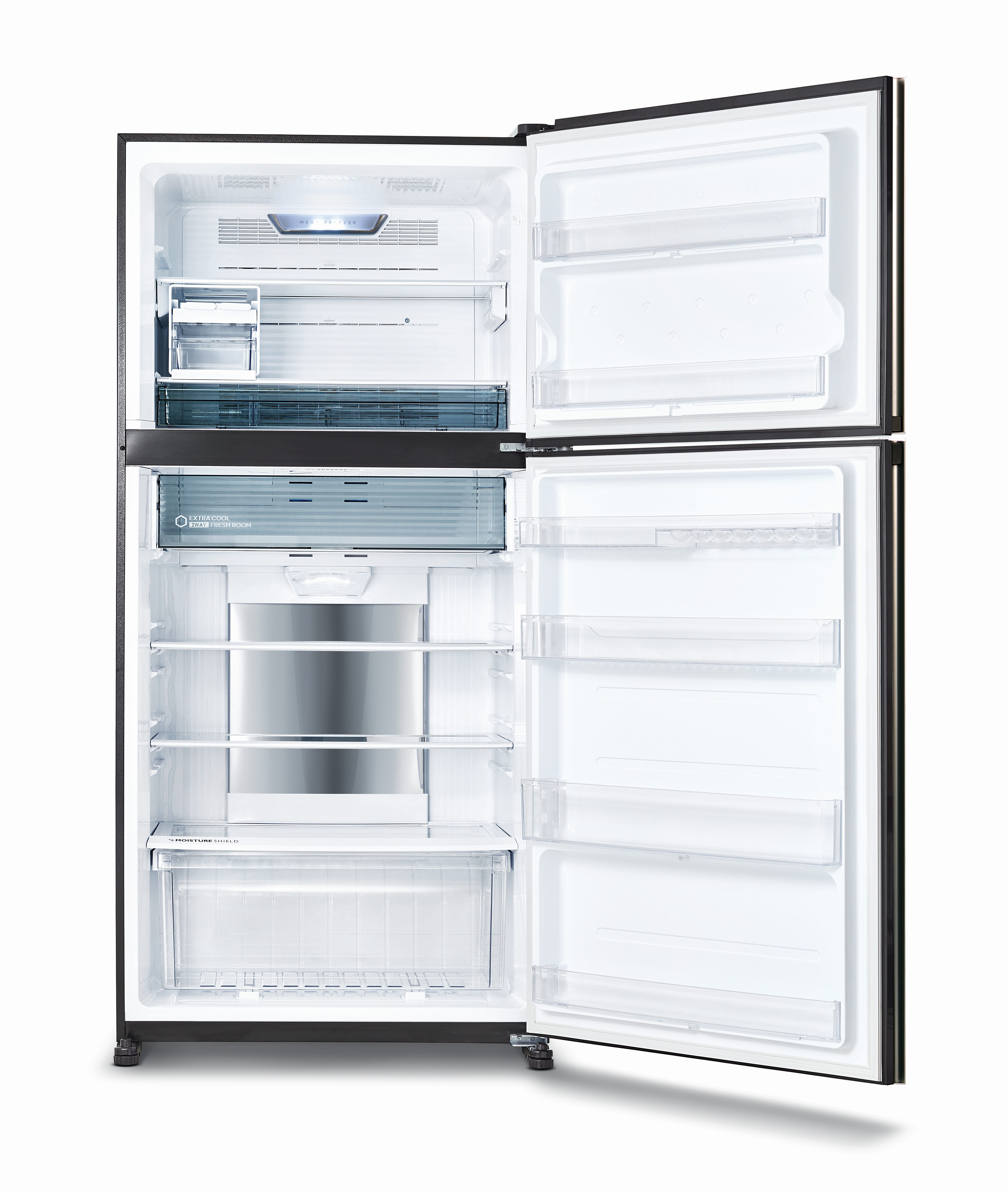SHARP 2 Dr Fridge (600l) SJ-PG60P2-BK-image 2
