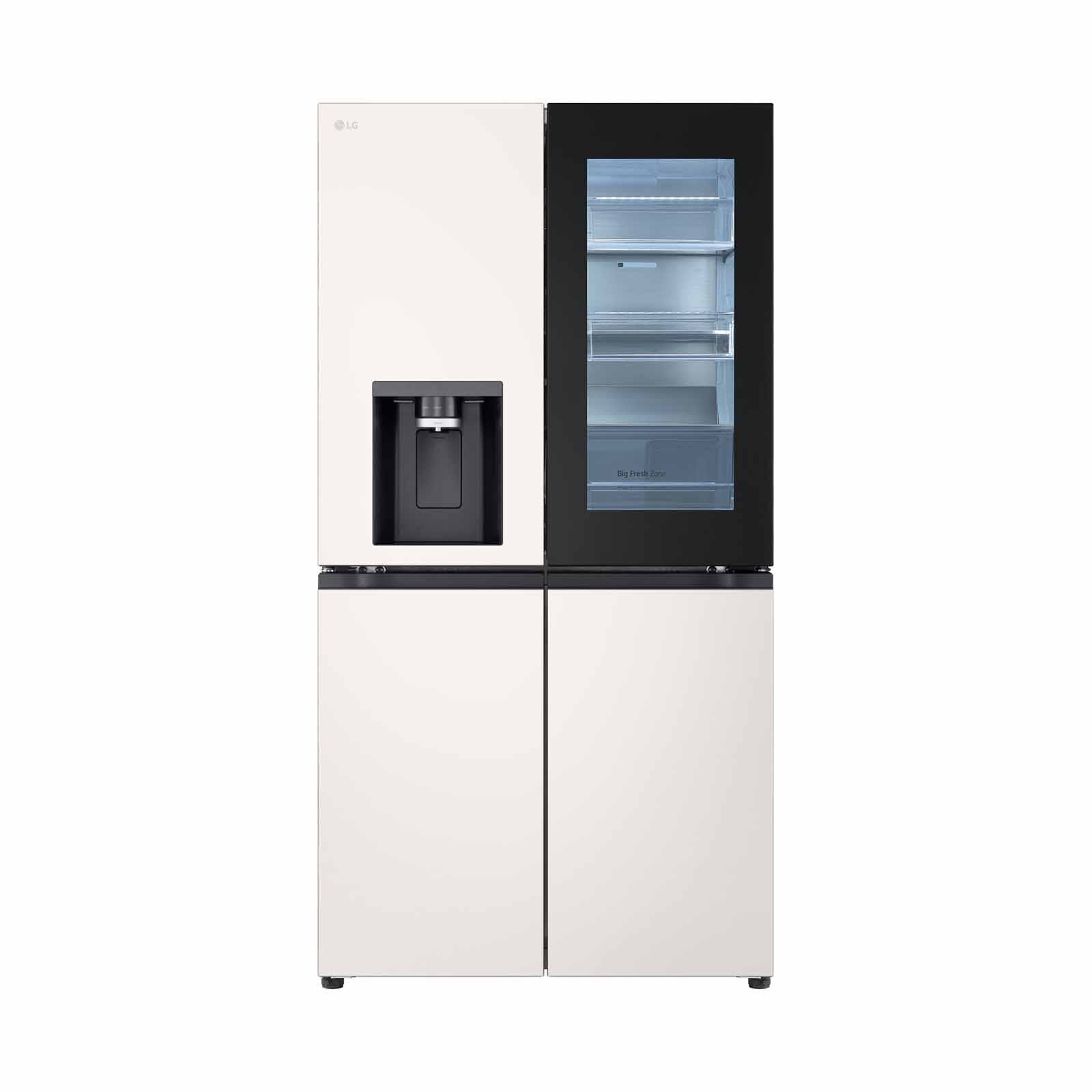 LG Instaview Multi 4 Door Fridge (646l) - Beige GF-K6465EE