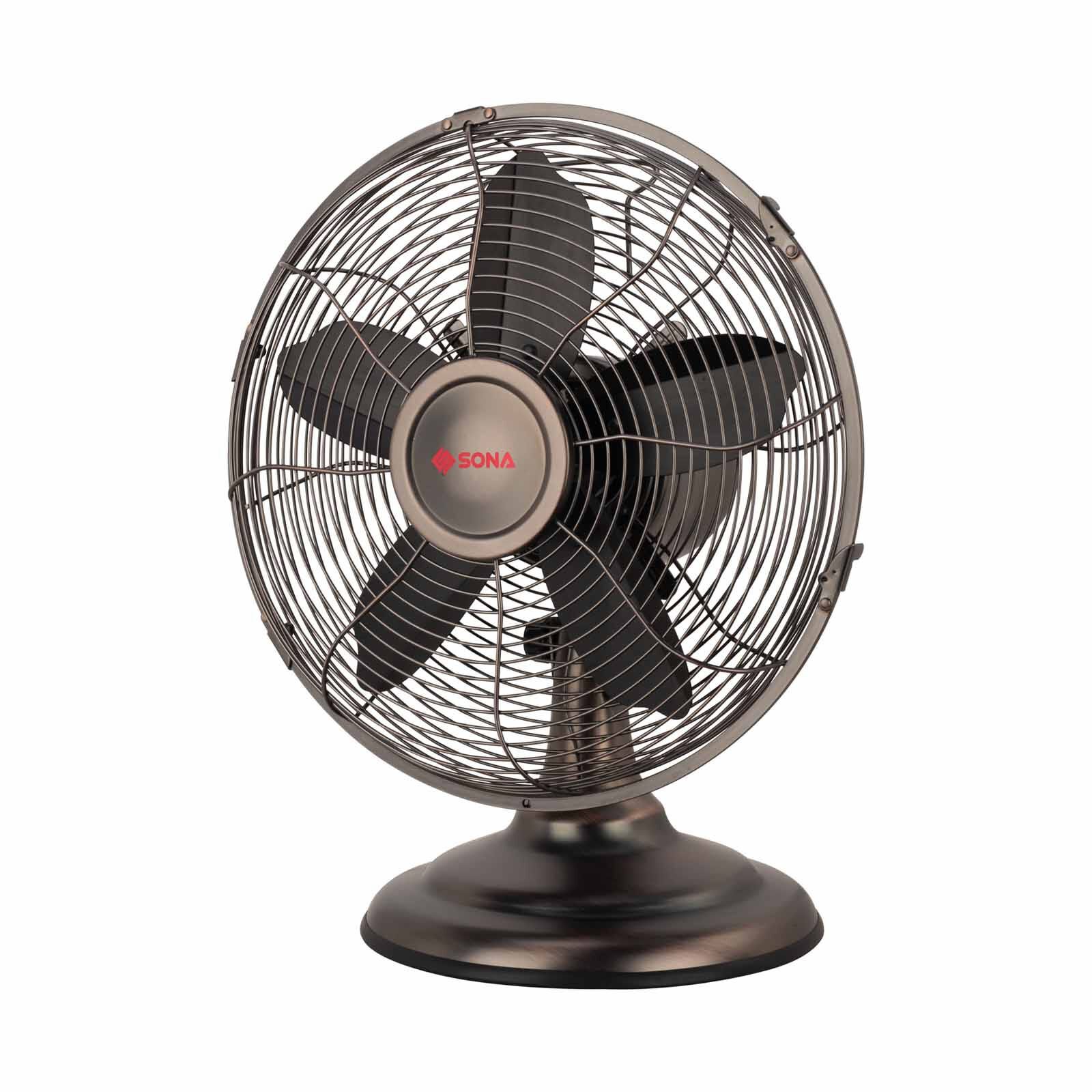 SONA 12 In Antique Desk Fan SAF6912-image 2
