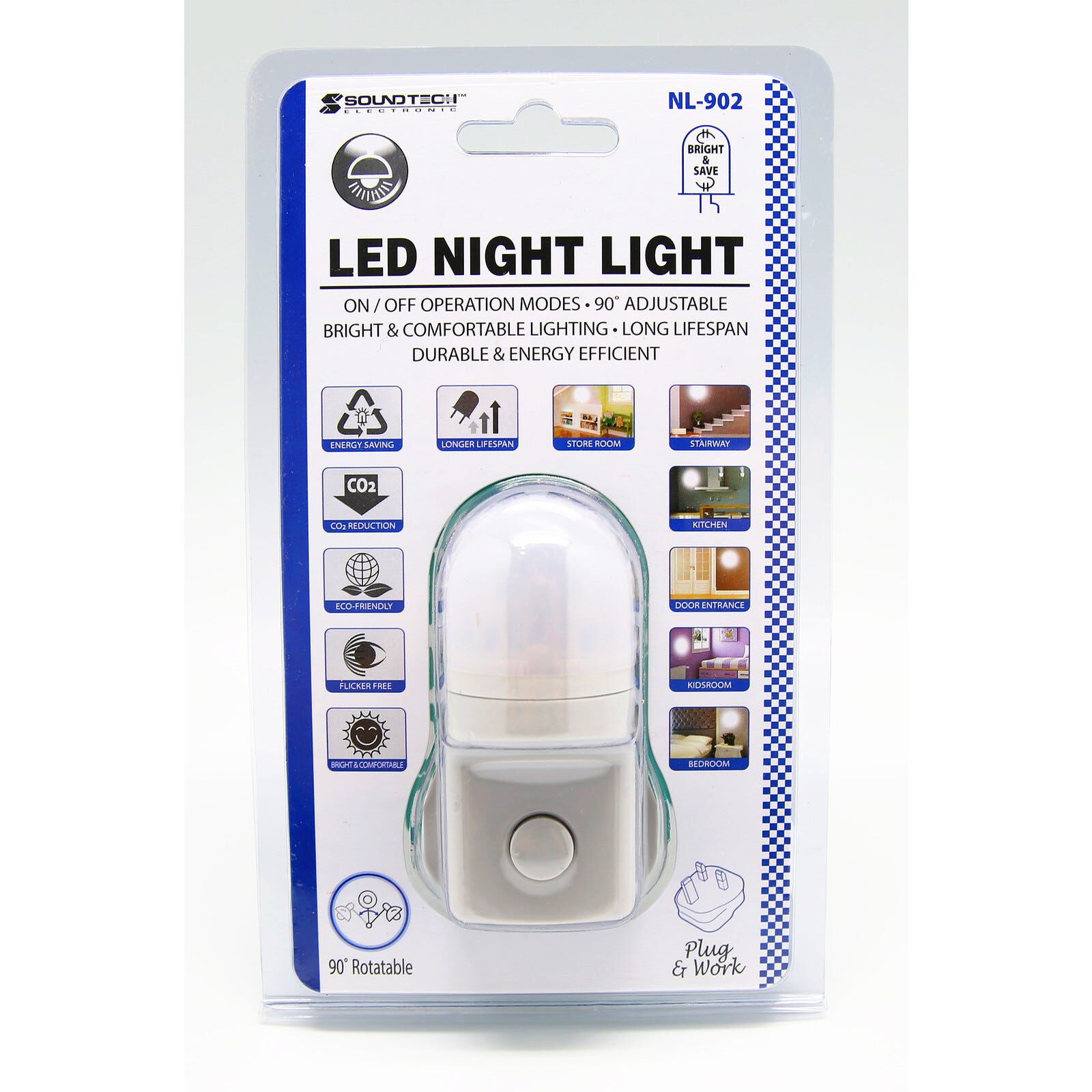 SOUNDTEOH Led Night Light NL-902