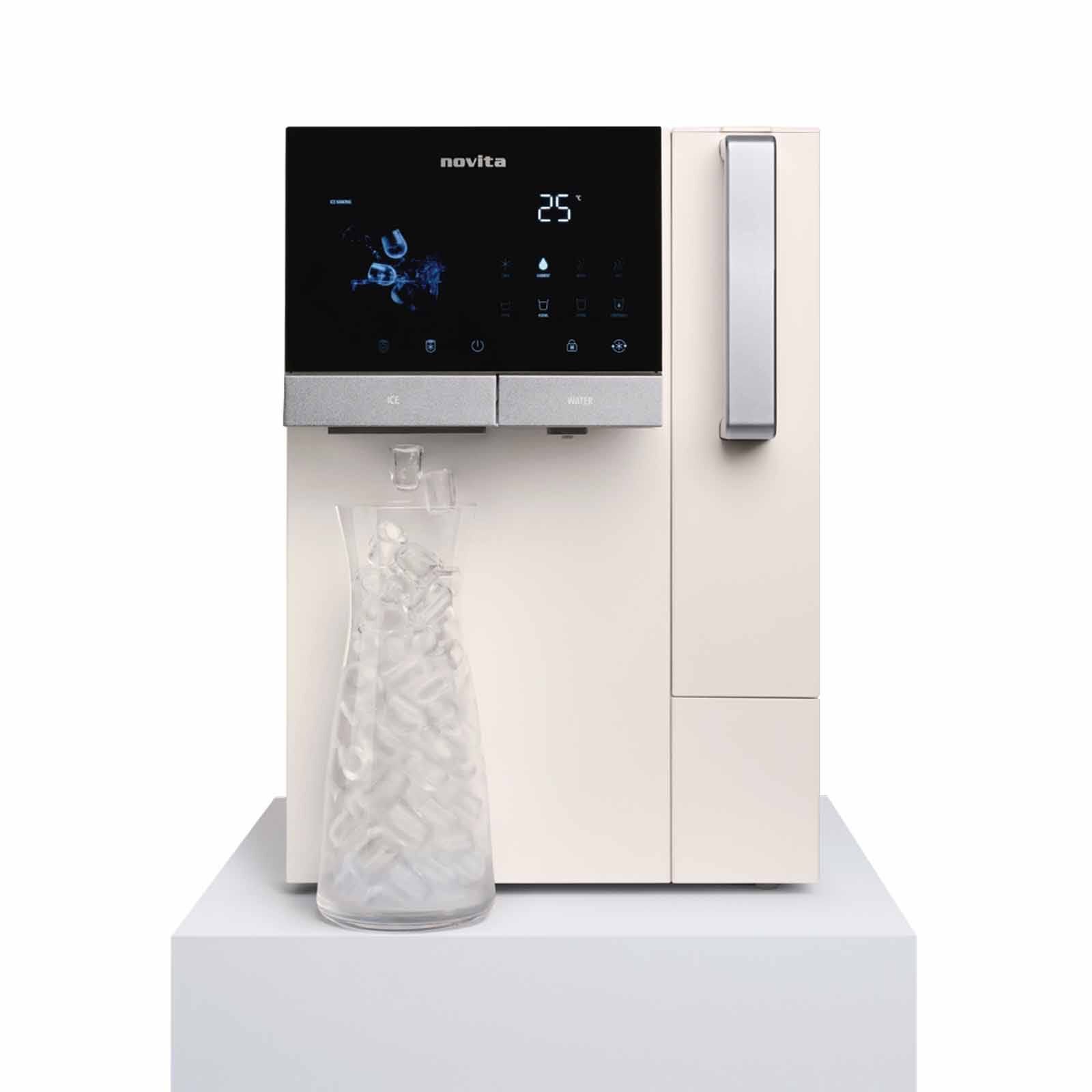 NOVITA Instant Hot/cold Dispenser With Ice Maker - Opaline Beige P9 HYDROPLUS - OPALINE BEIGE-image 1