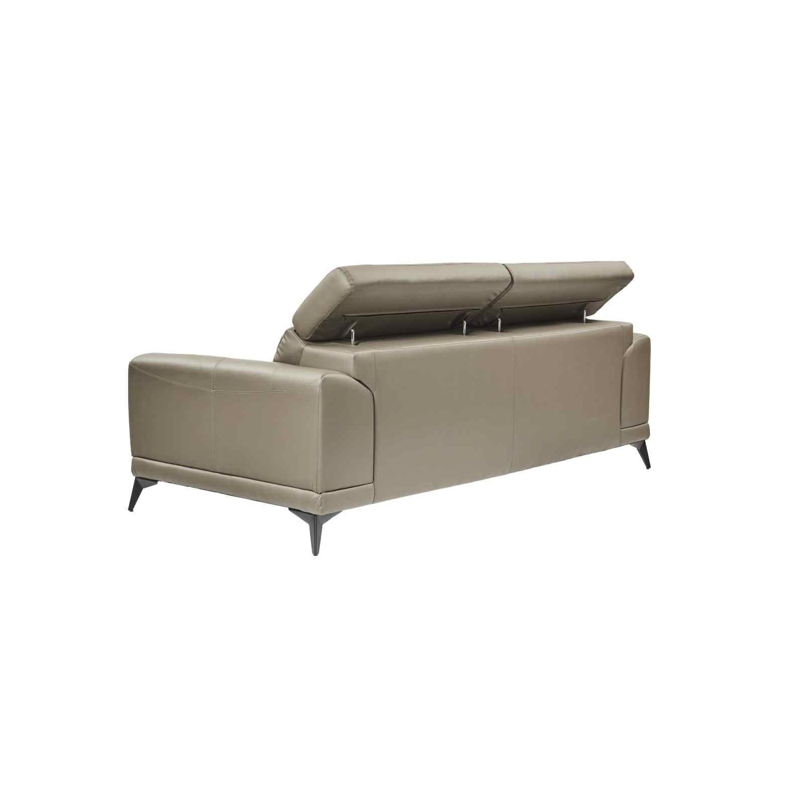 MIZU DESIG 3+2 Seater Sofa (hl) Mto Half Leather Sofa Set KENDRA-image 13