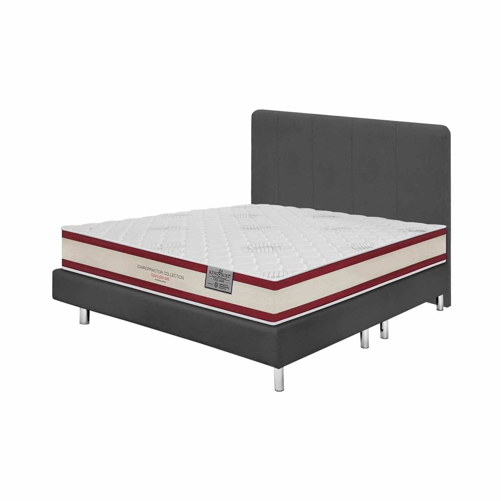 KINGKOIL Queen Size Mattress W/ss193 Storage Divan And Headboard CHIROPRACTOR COLLECTION DAHLEN-image 2