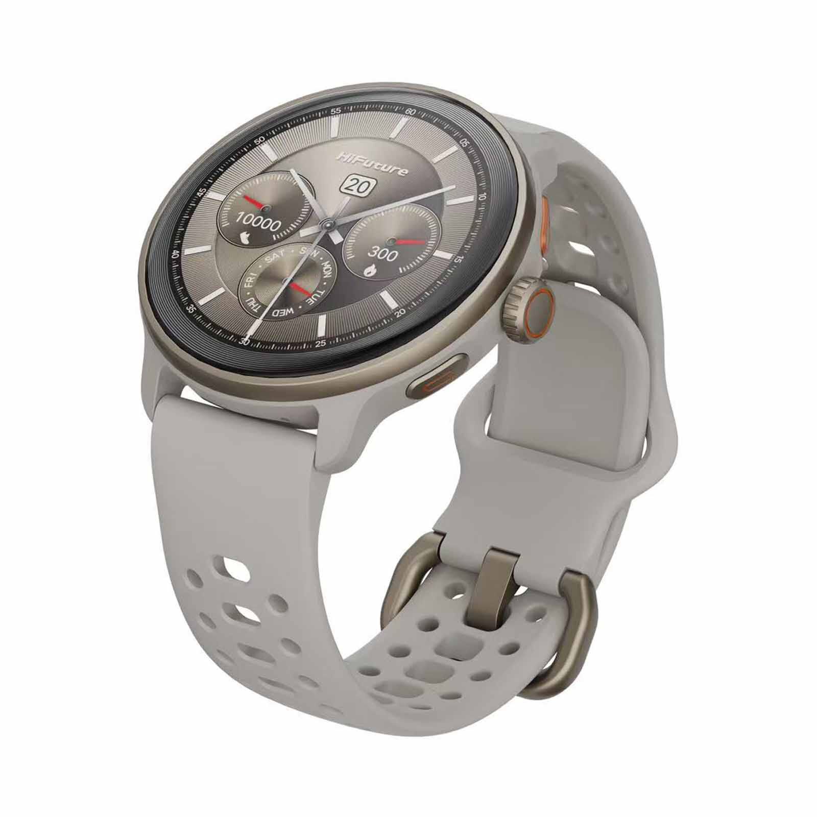 HIFUTURE Vela - Latte Smartwatch With Gps, Heart Rate Function And Syntra Ai HSSW14LT-image 3