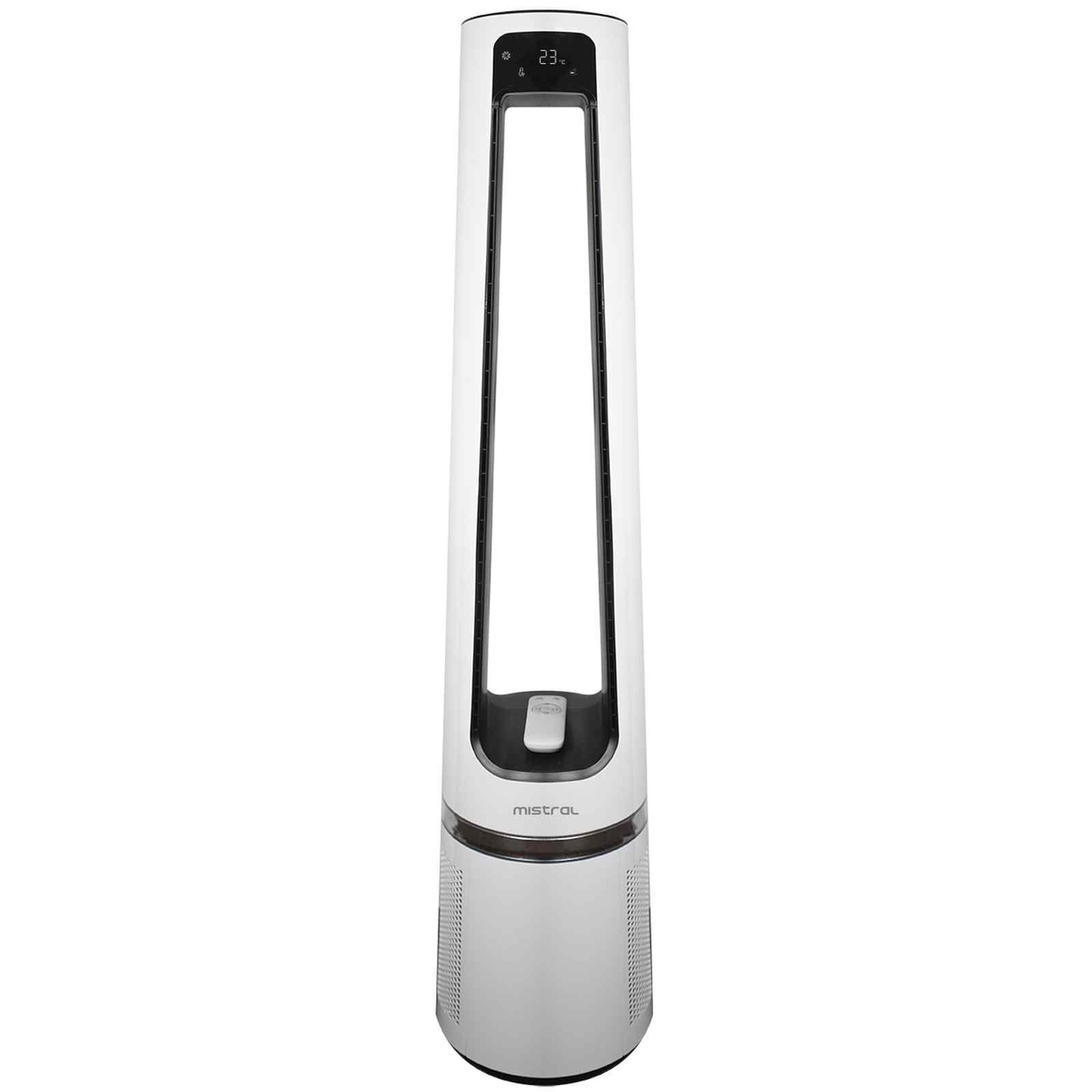 MISTRAL Bladeless Fan With Air Purifier -white MBFAP500-image 1