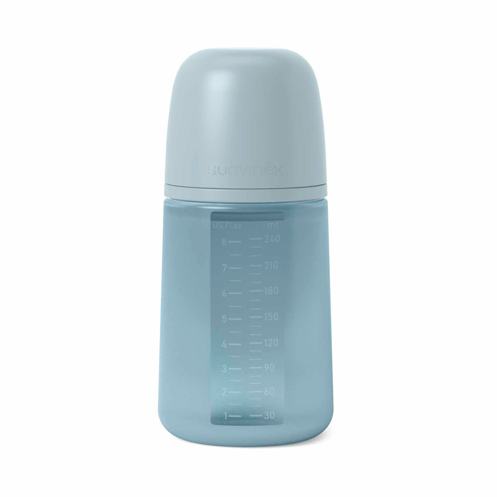 SUAVINEX Bottle - Blue (online) 240ML ALL SILICONE