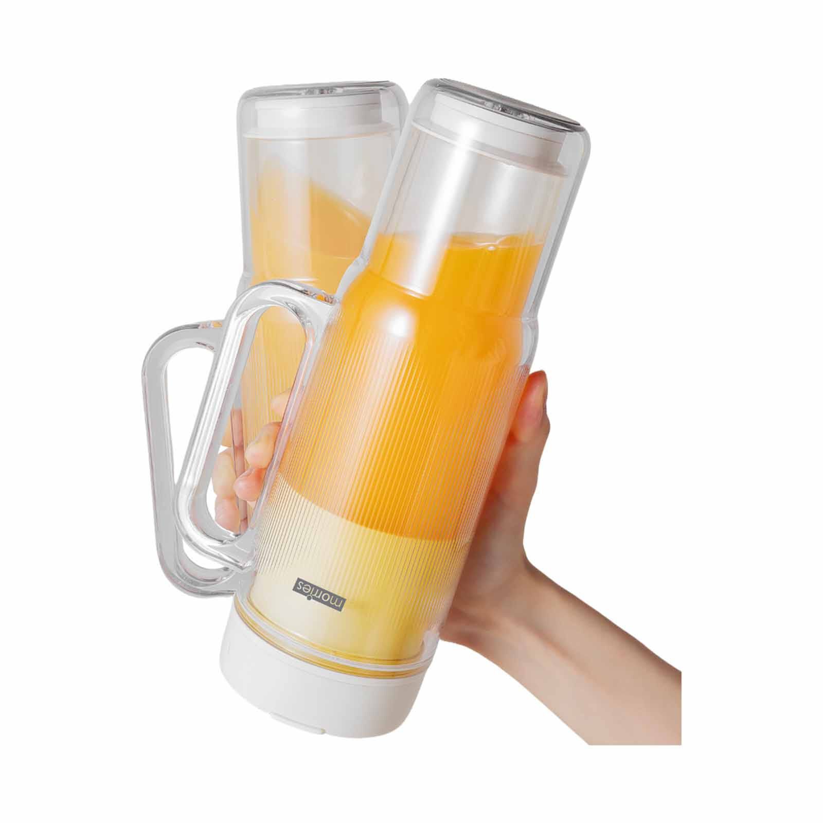 MORRIES 500ml Double Wall Borosilicate Glass Portable Juicer MS-500PJ-image 5